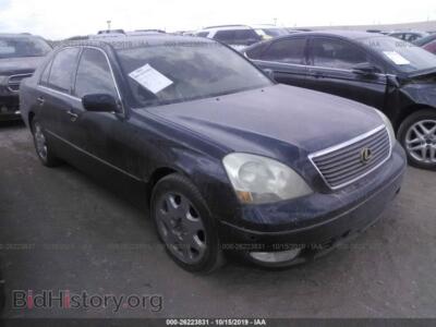 2002 Lexus LS 430, черный — VIN JTHBN30F520072636, IAAI