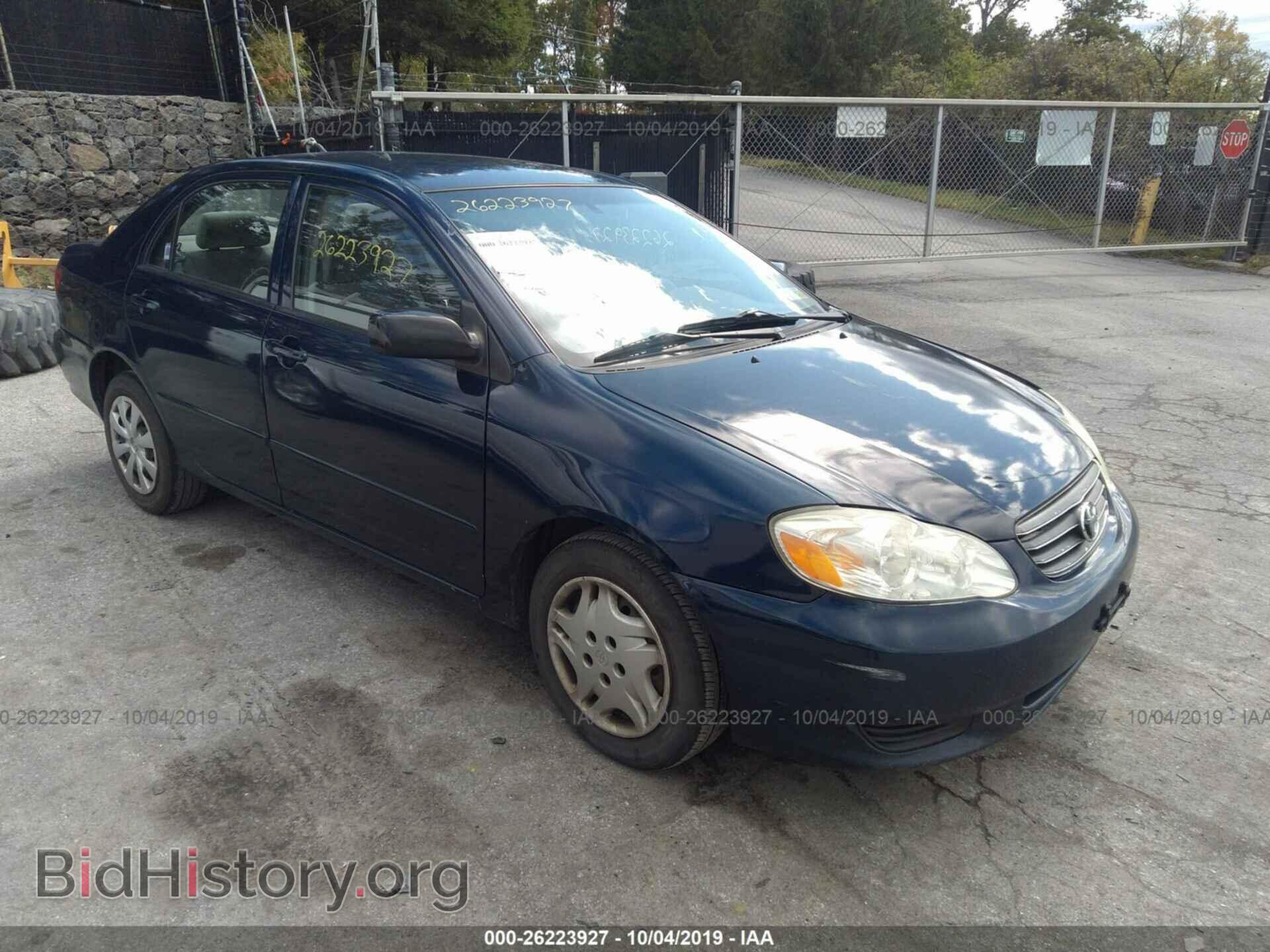 Photo 2T1BR32E03C019103 - TOYOTA COROLLA 2003