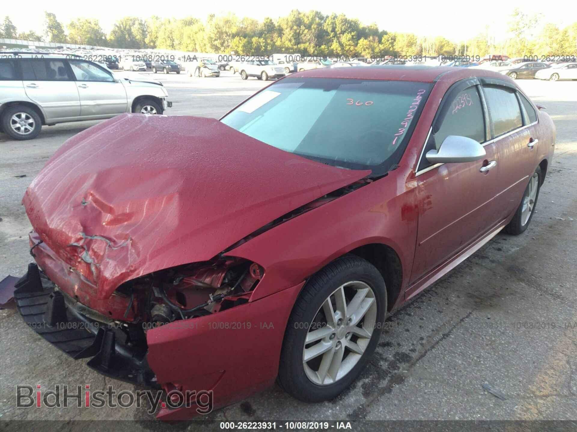 2013 CHEVROLET IMPALA - VIN: 2G1WC5E38D1112193 - Фото 2