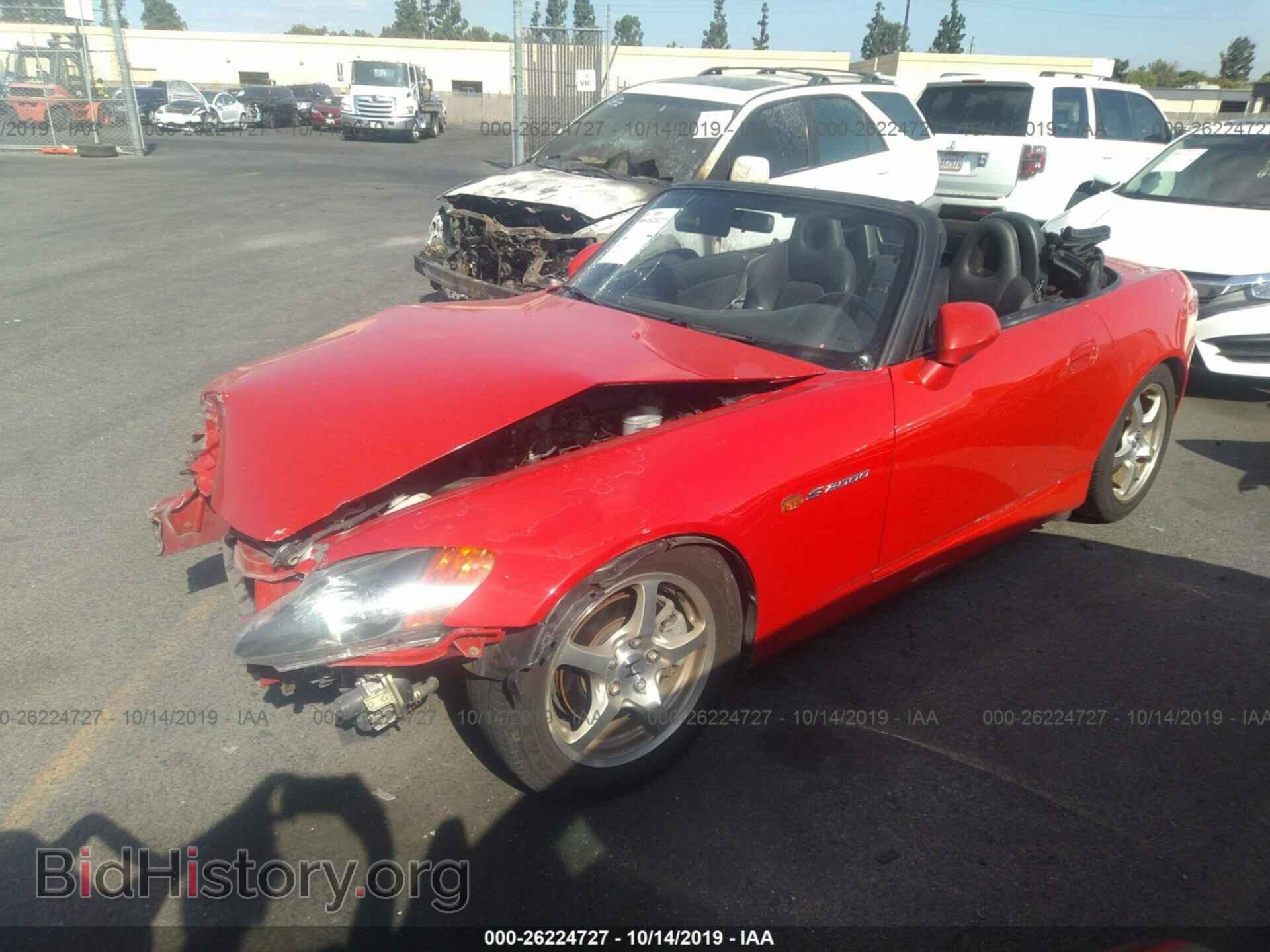 2003 HONDA S2000 - VIN: JHMAP11473T001977 - Фото 2
