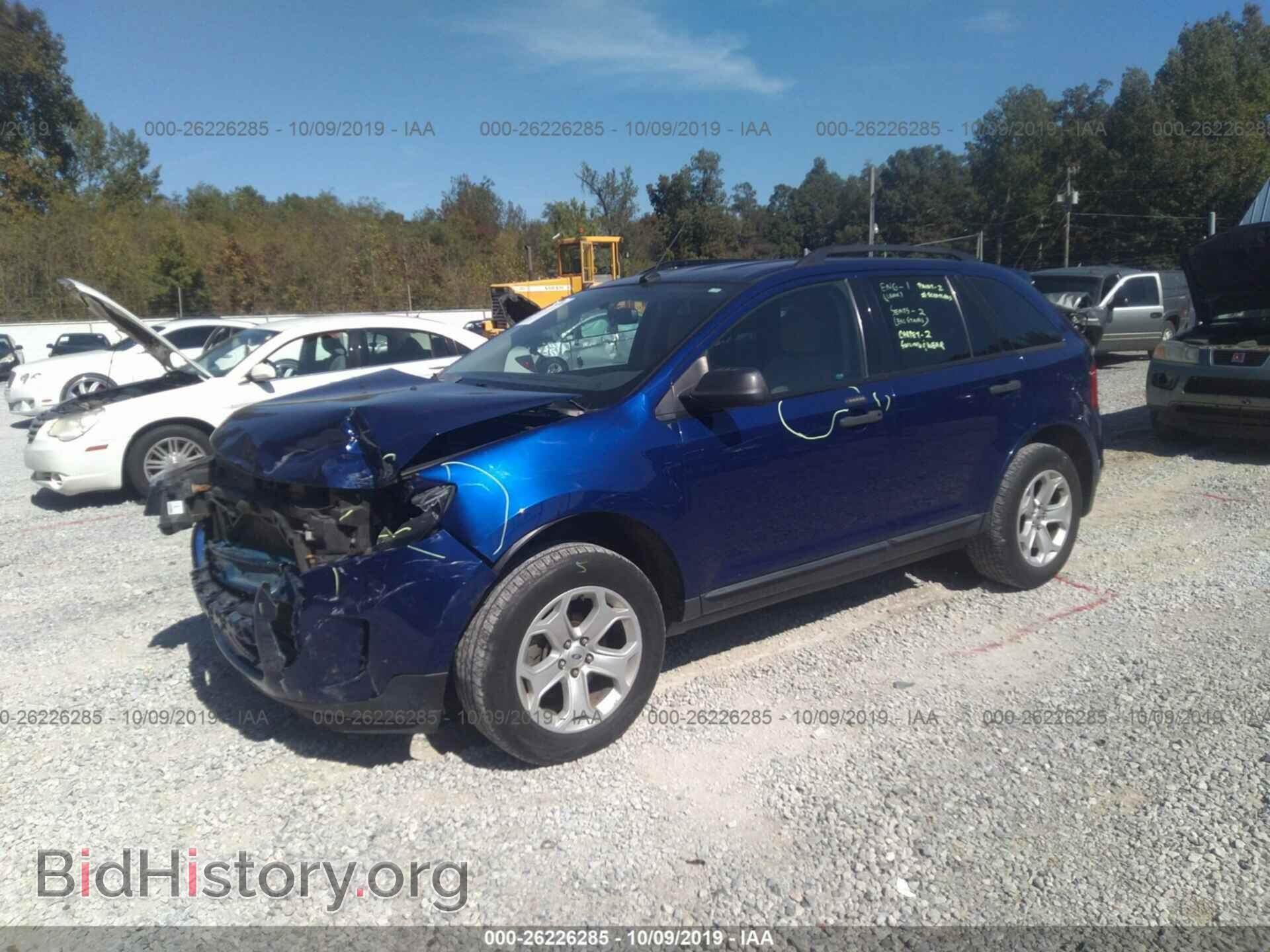 2013 FORD EDGE - VIN: 2FMDK4GCXDBB14767 - Photo 2
