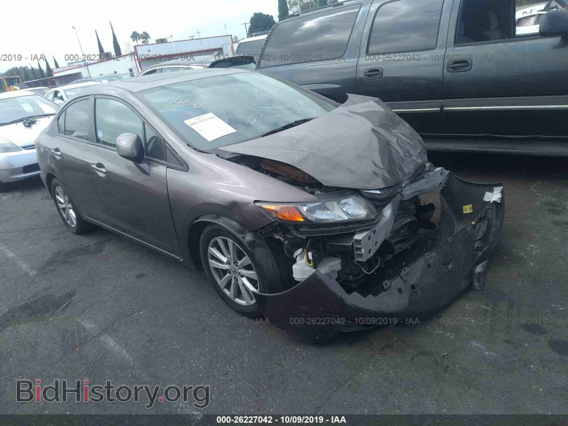 Photo 2HGFB2F89CH602619 - HONDA CIVIC 2012