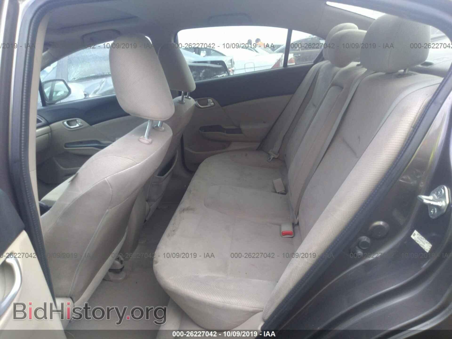 2012 HONDA CIVIC - VIN: 2HGFB2F89CH602619 - Фото 8