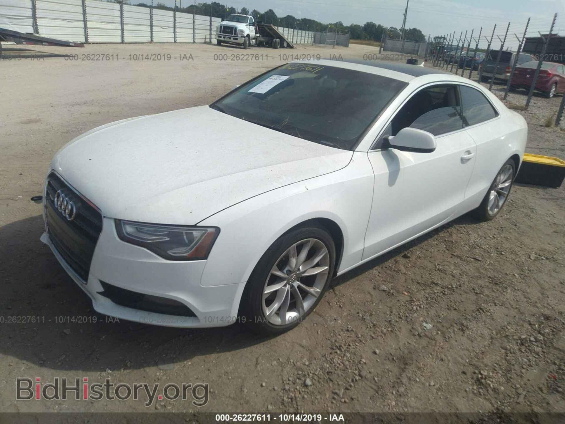 2013 AUDI A5 - VIN: WAULFAFR9DA001359 - Photo 2