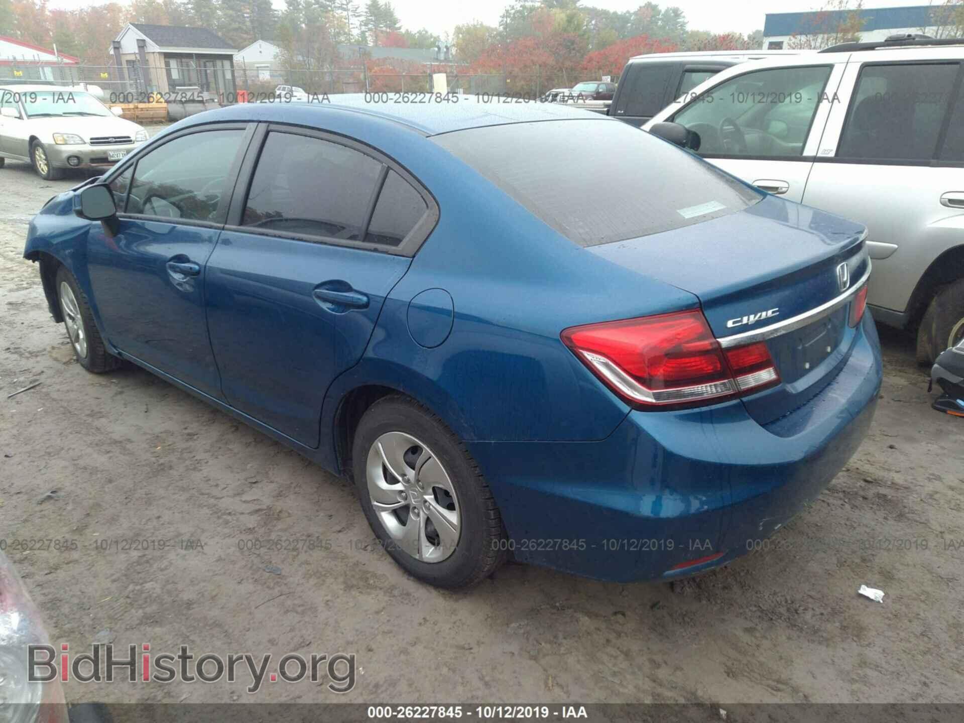 2013 HONDA CIVIC - VIN: 2HGFB2F56DH603363 - Фото 3
