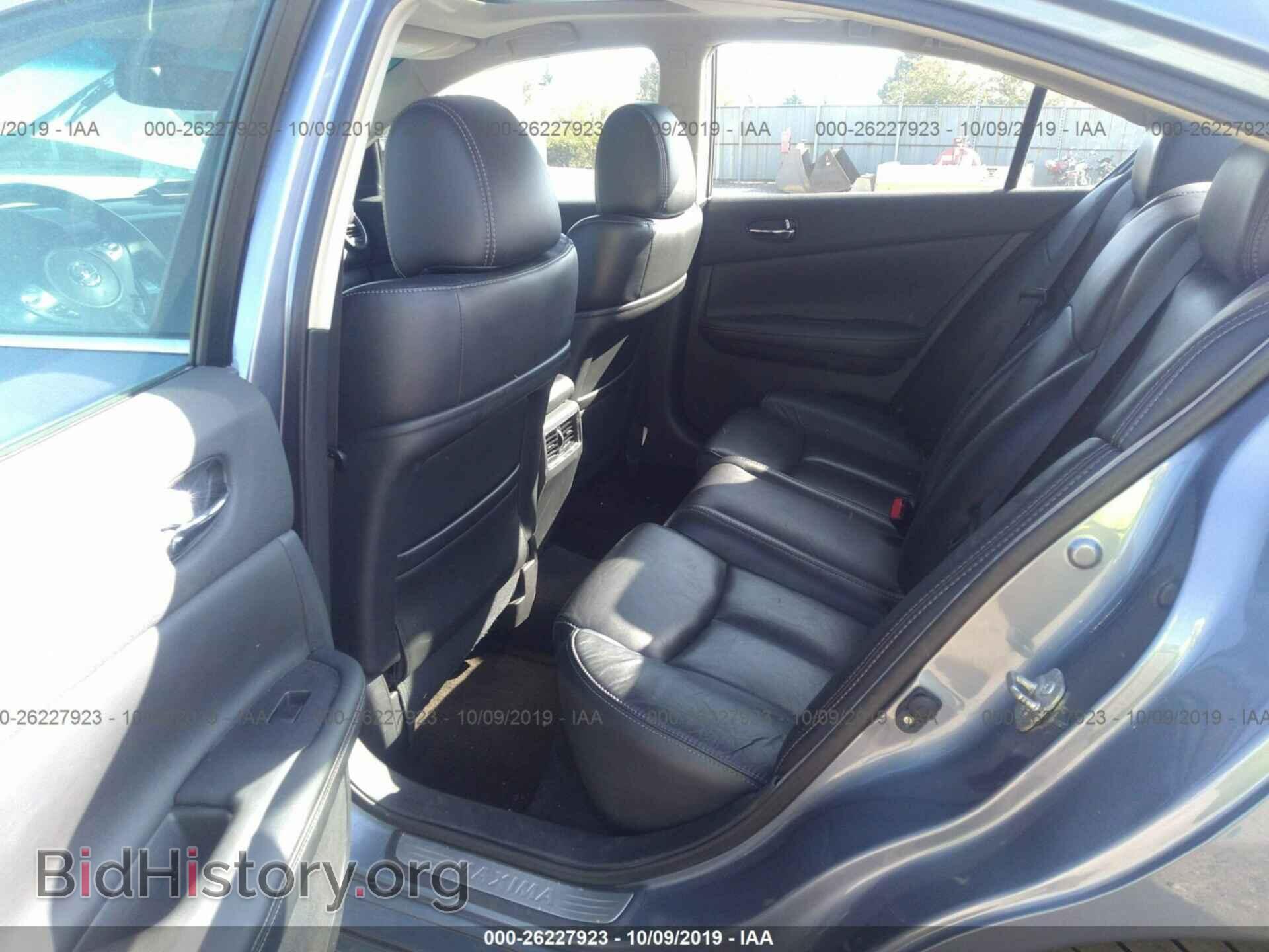 2011 NISSAN MAXIMA - VIN: 1N4AA5AP4BC869413 - Фото 8