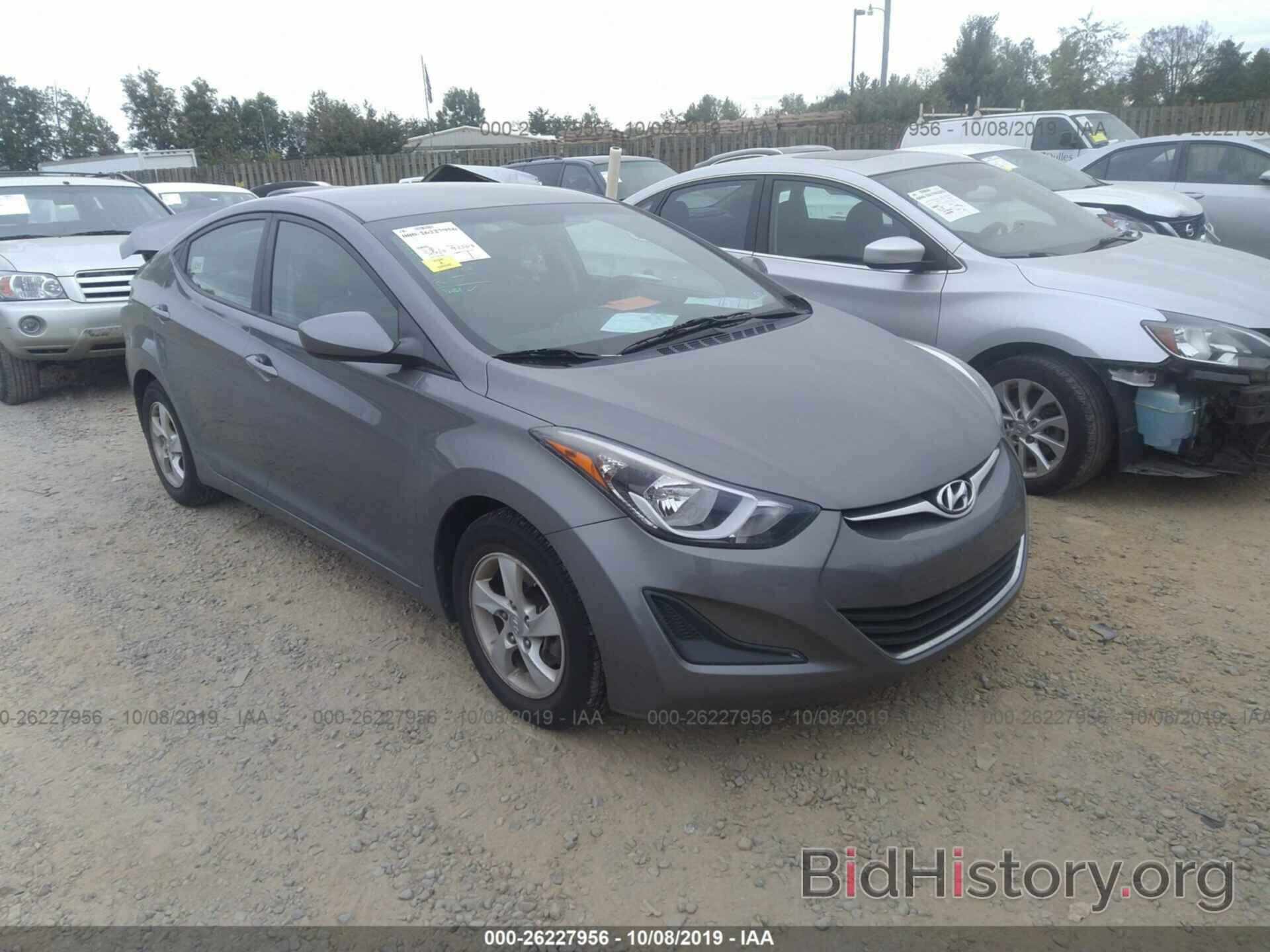 Photo 5NPDH4AEXEH472096 - HYUNDAI ELANTRA 2014