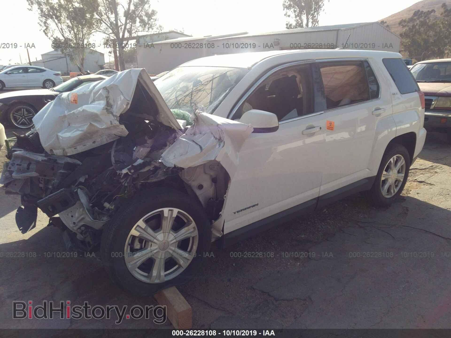 2017 GMC TERRAIN - VIN: 2GKALMEK3H6352123 - Фото 2