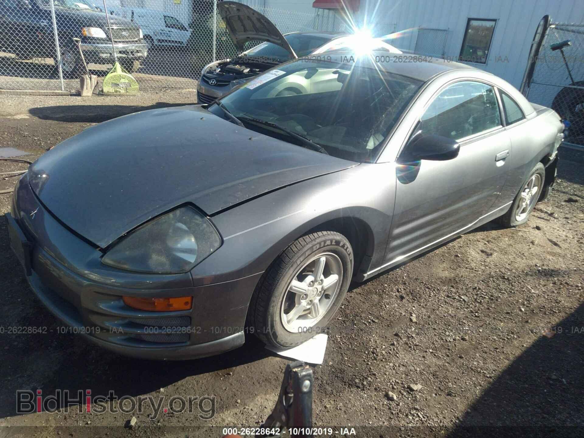 2002 MITSUBISHI ECLIPSE - VIN: 4A3AC34G42E020372 - Photo 2
