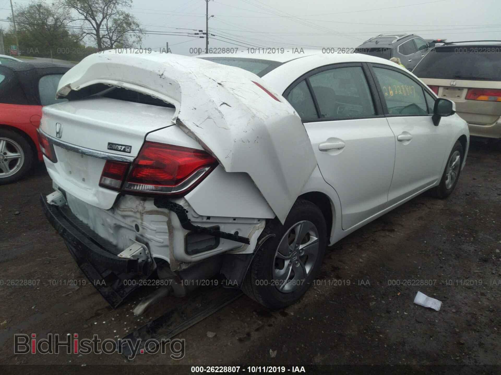 2013 HONDA CIVIC - VIN: 19XFB2F54DE064669 - Фото 4