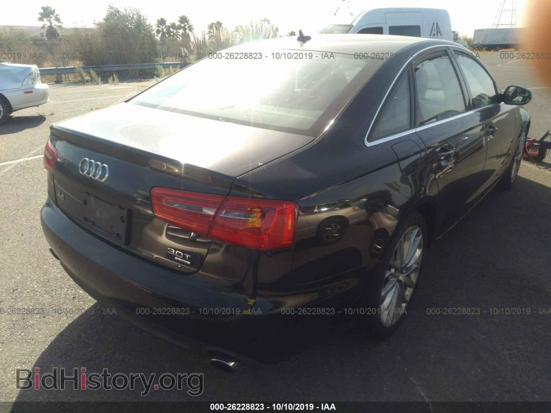 2012 AUDI A6 - VIN: WAUGGAFC0CN108804 - Фото 4