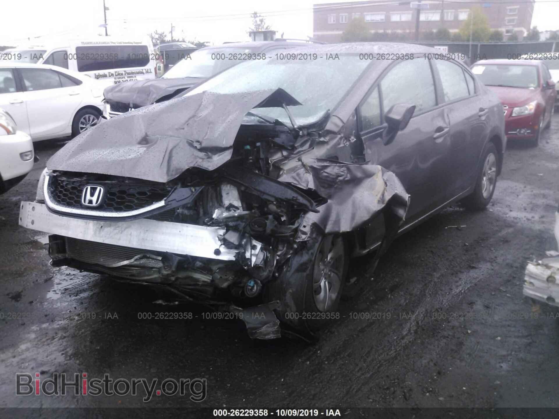 2013 HONDA CIVIC - VIN: 19XFB2F56DE209128 - Фото 2