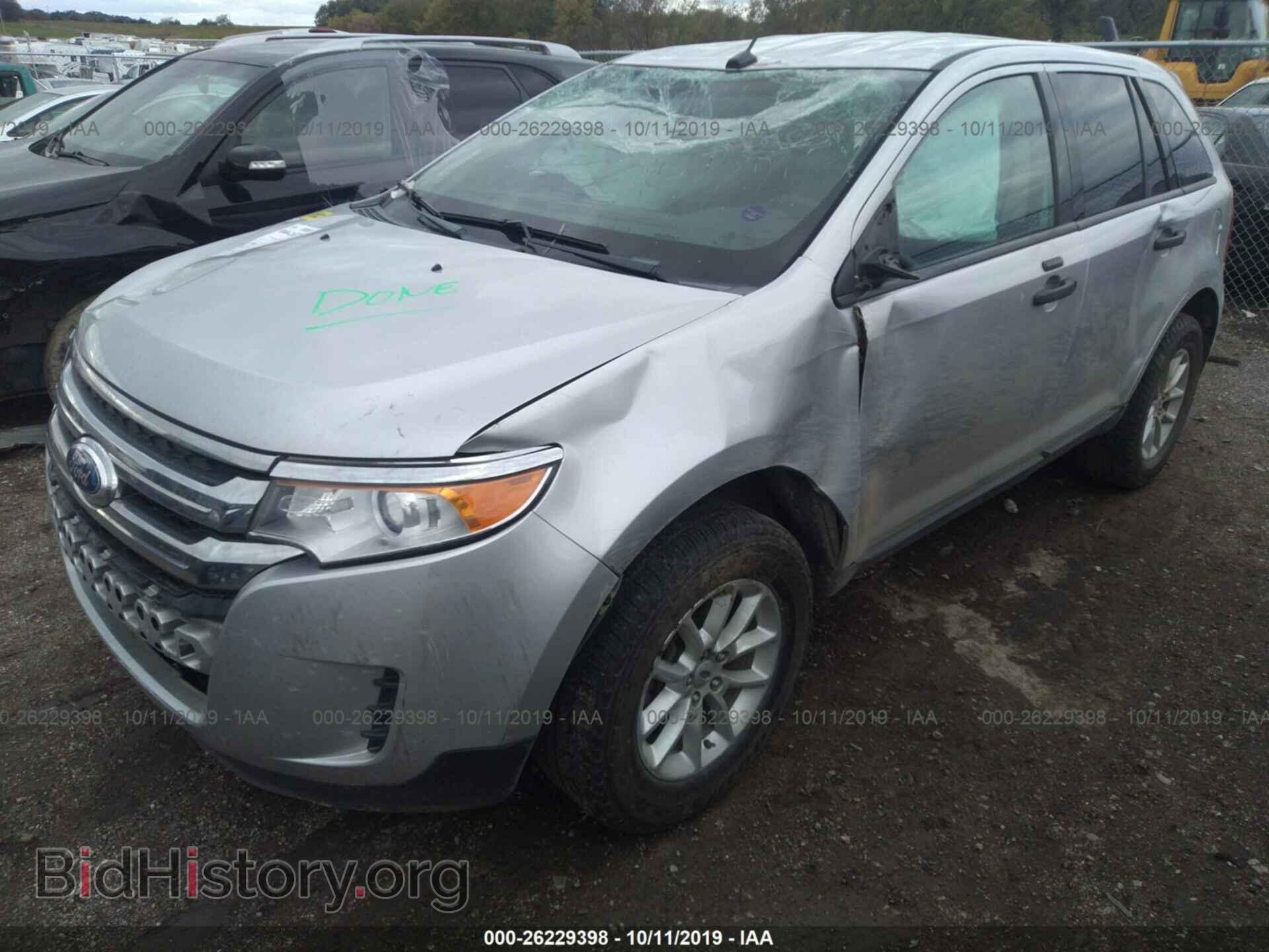 2013 FORD EDGE - VIN: 2FMDK3GC3DBE25709 - Photo 2