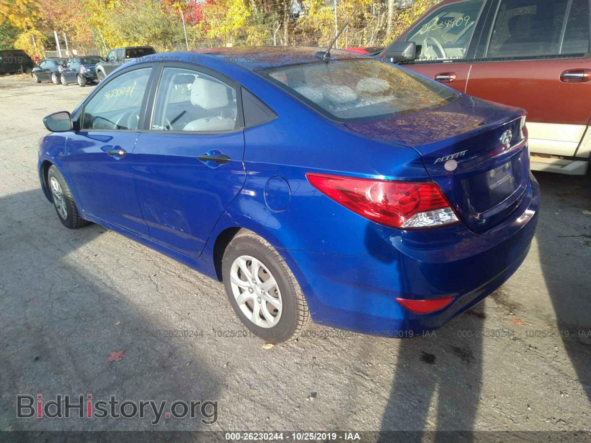 2012 HYUNDAI ACCENT - VIN: KMHCT4AEXCU060799 - Photo 3