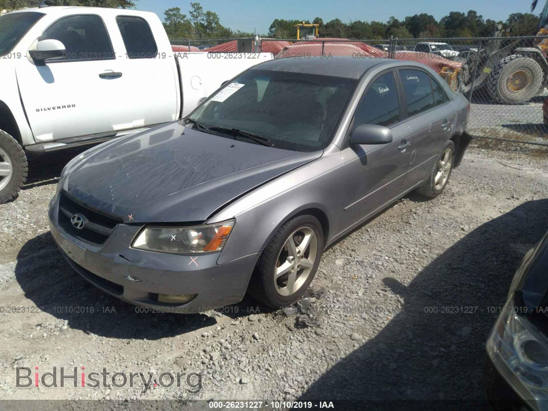 2006 HYUNDAI SONATA - VIN: 5NPEU46F56H035688 - Фото 2
