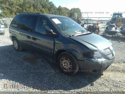 2007 Dodge CARAVAN SE, зеленый — VIN 1D4GP25E37B263997, IAAI