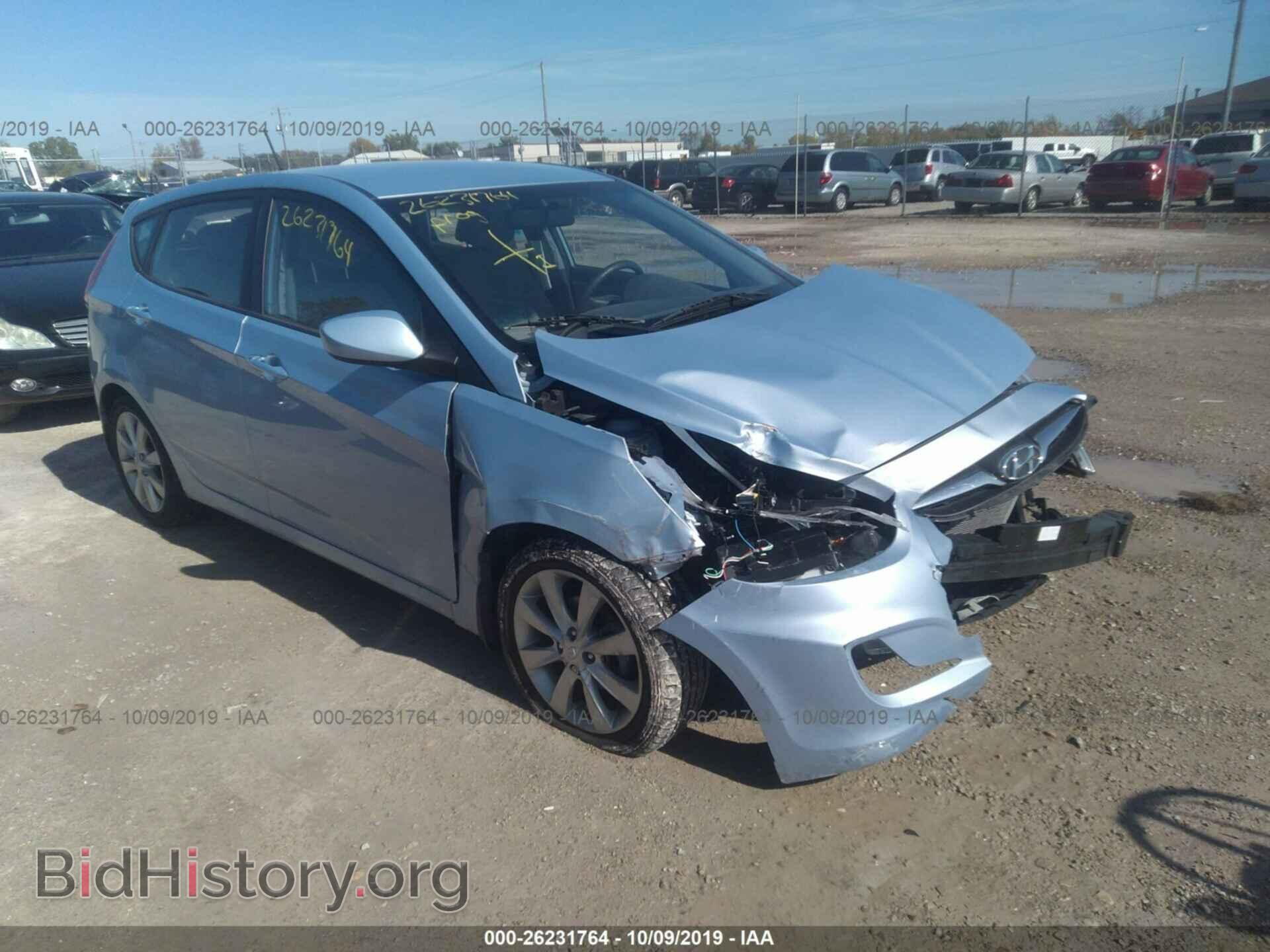 Photo KMHCU5AE6CU045557 - HYUNDAI ACCENT 2012