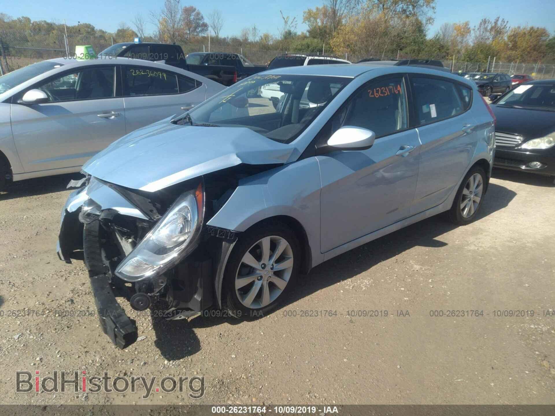 2012 HYUNDAI ACCENT - VIN: KMHCU5AE6CU045557 - Фото 2