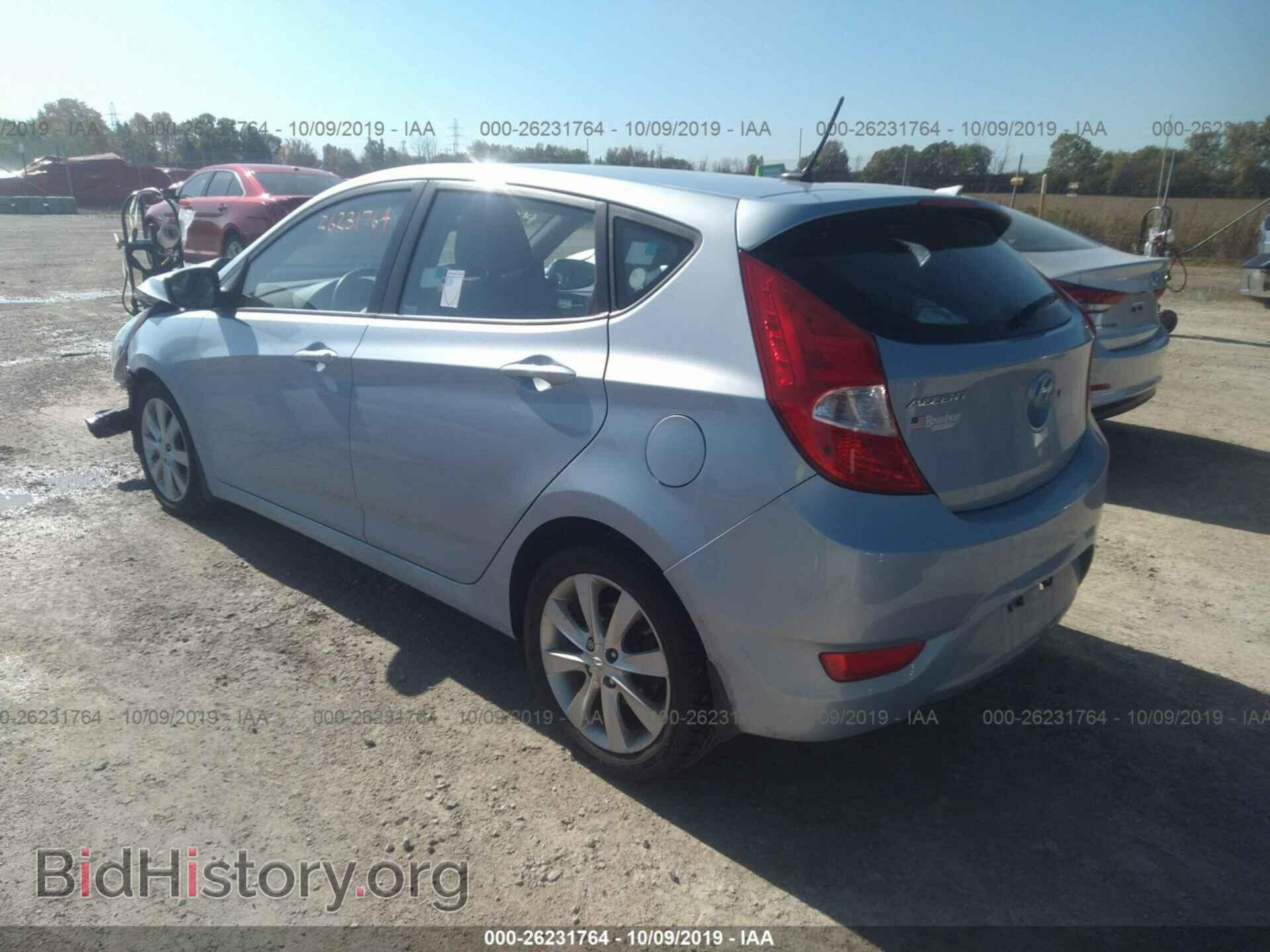 2012 HYUNDAI ACCENT - VIN: KMHCU5AE6CU045557 - Фото 3
