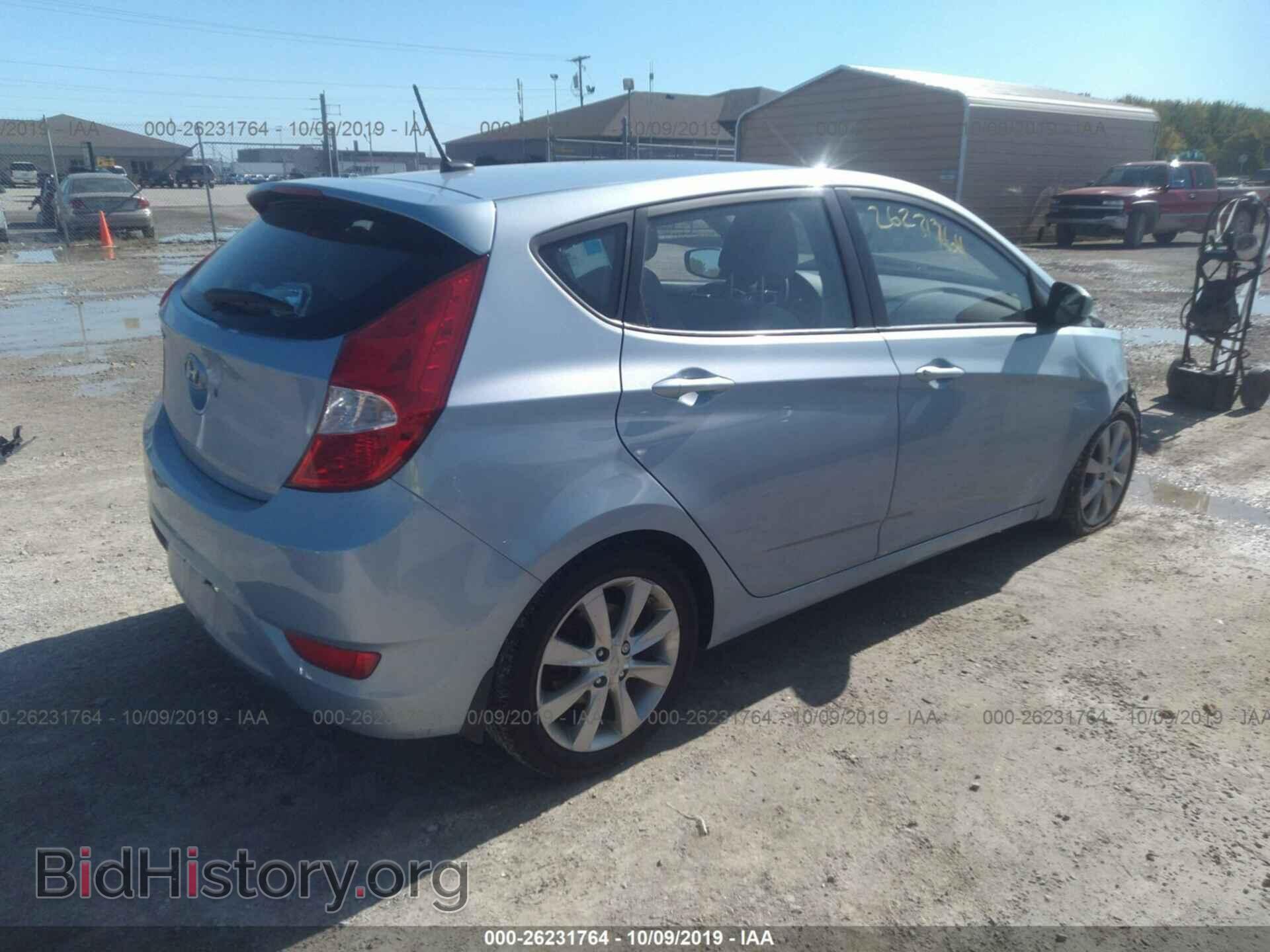 2012 HYUNDAI ACCENT - VIN: KMHCU5AE6CU045557 - Фото 4