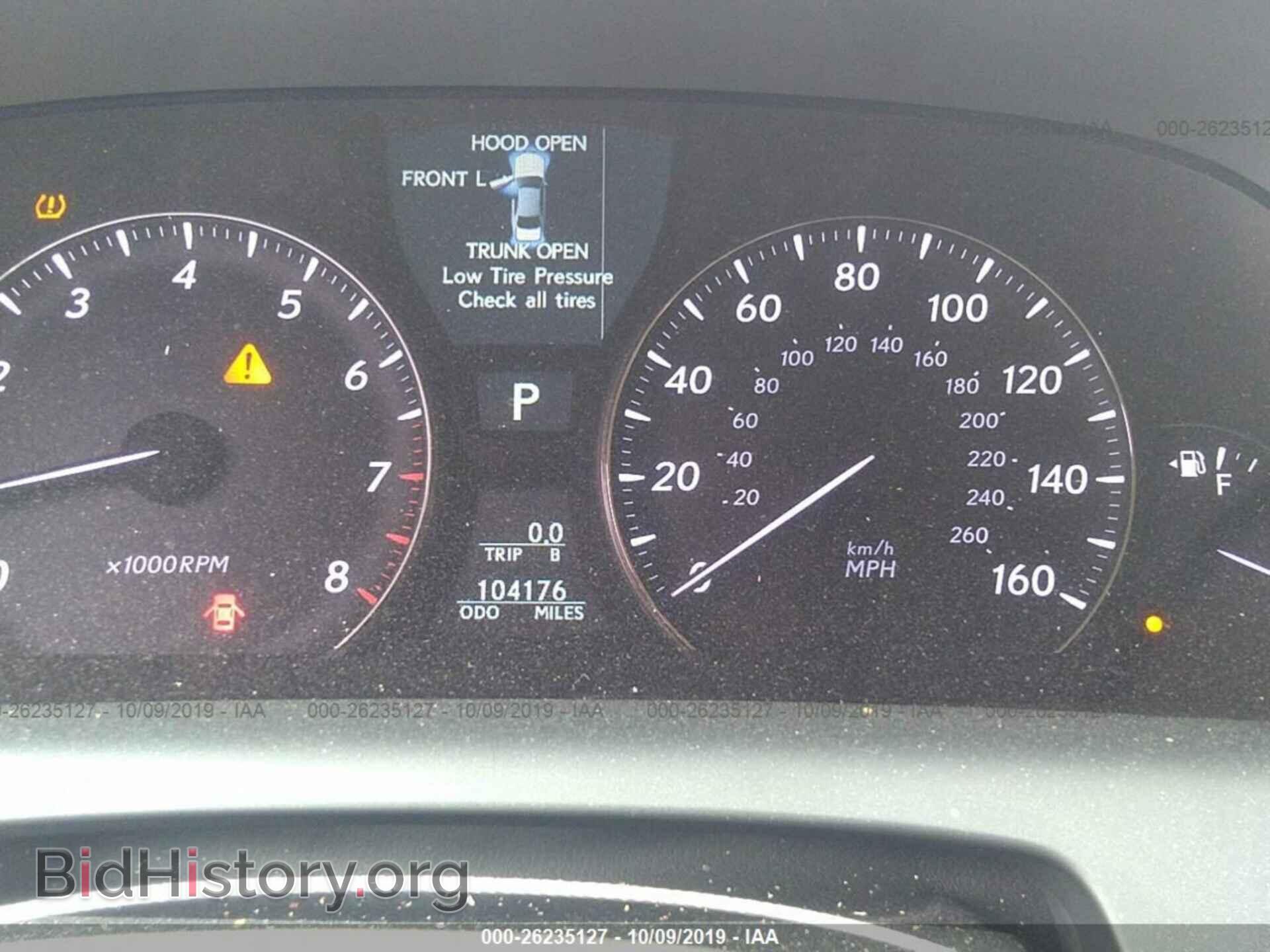 2009 LEXUS LS - VIN: JTHDL46F395000861 - Фото 7