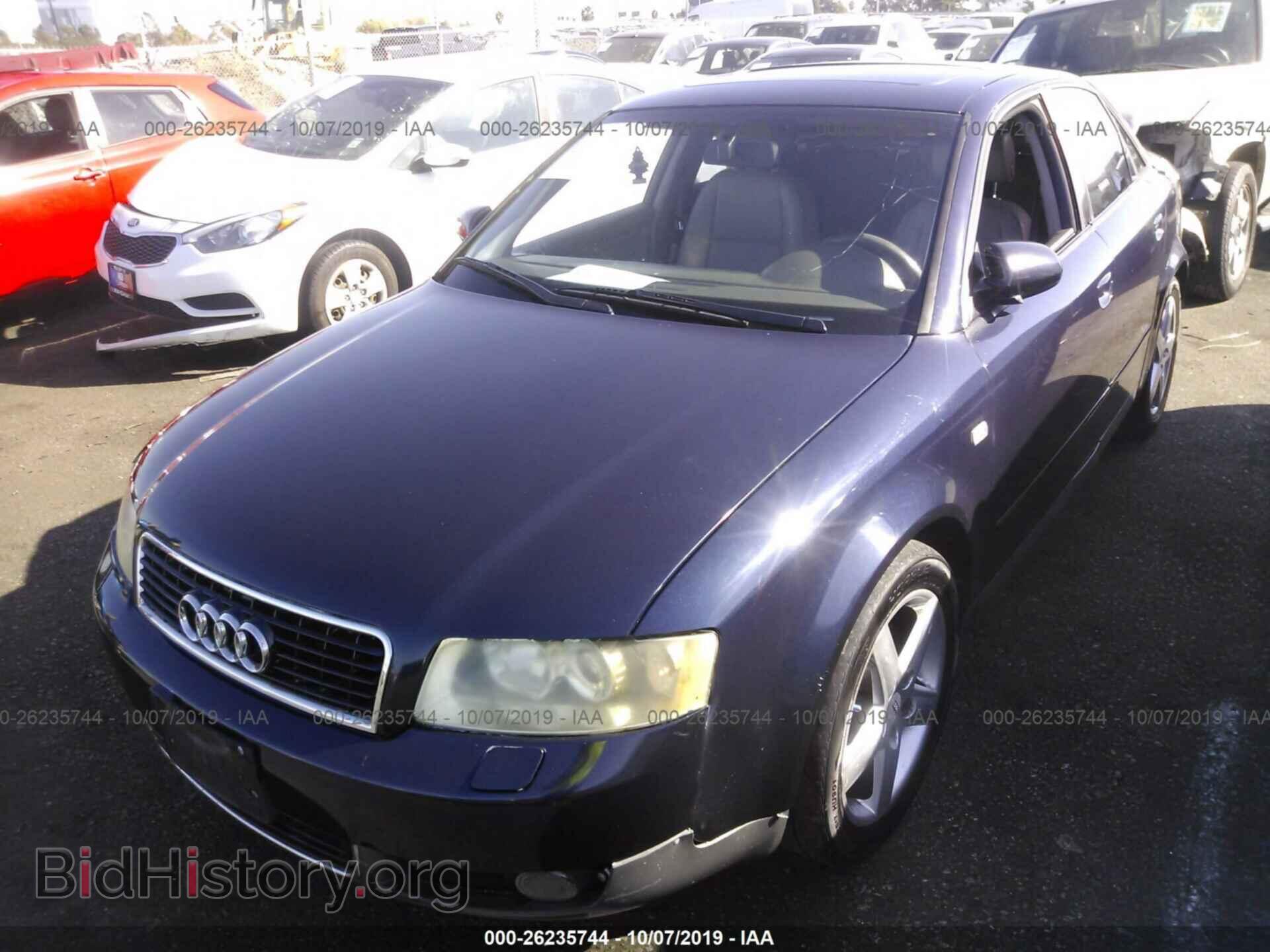2002 AUDI A4 - VIN: WAULC68E52A309240 - Фото 2