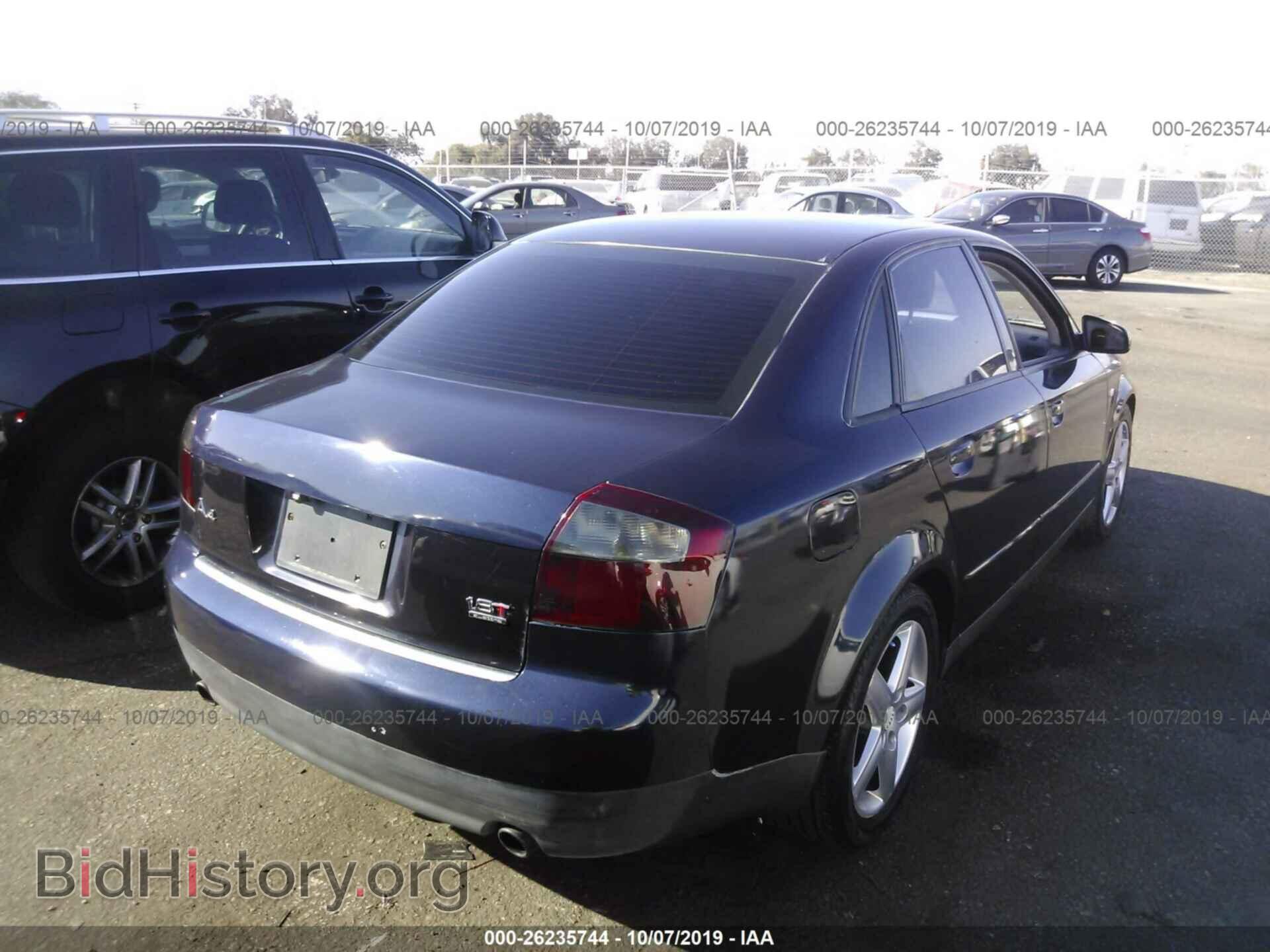 2002 AUDI A4 - VIN: WAULC68E52A309240 - Фото 4