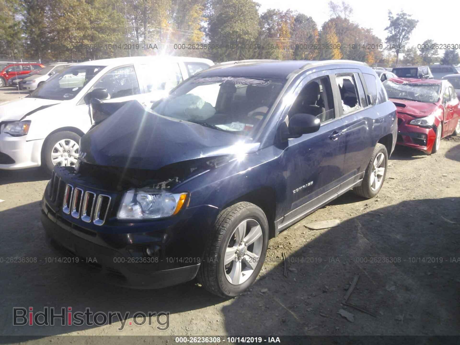 2012 JEEP COMPASS - VIN: 1C4NJDEB4CD578488 - Фото 2