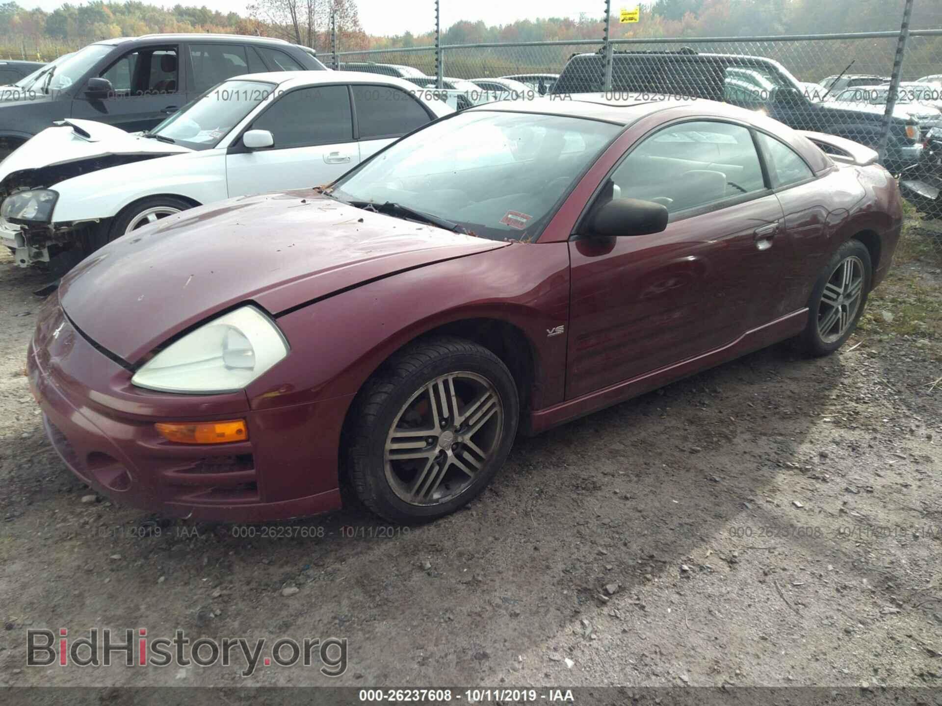 2005 MITSUBISHI ECLIPSE - VIN: 4A3AC74H25E002070 - Фото 2