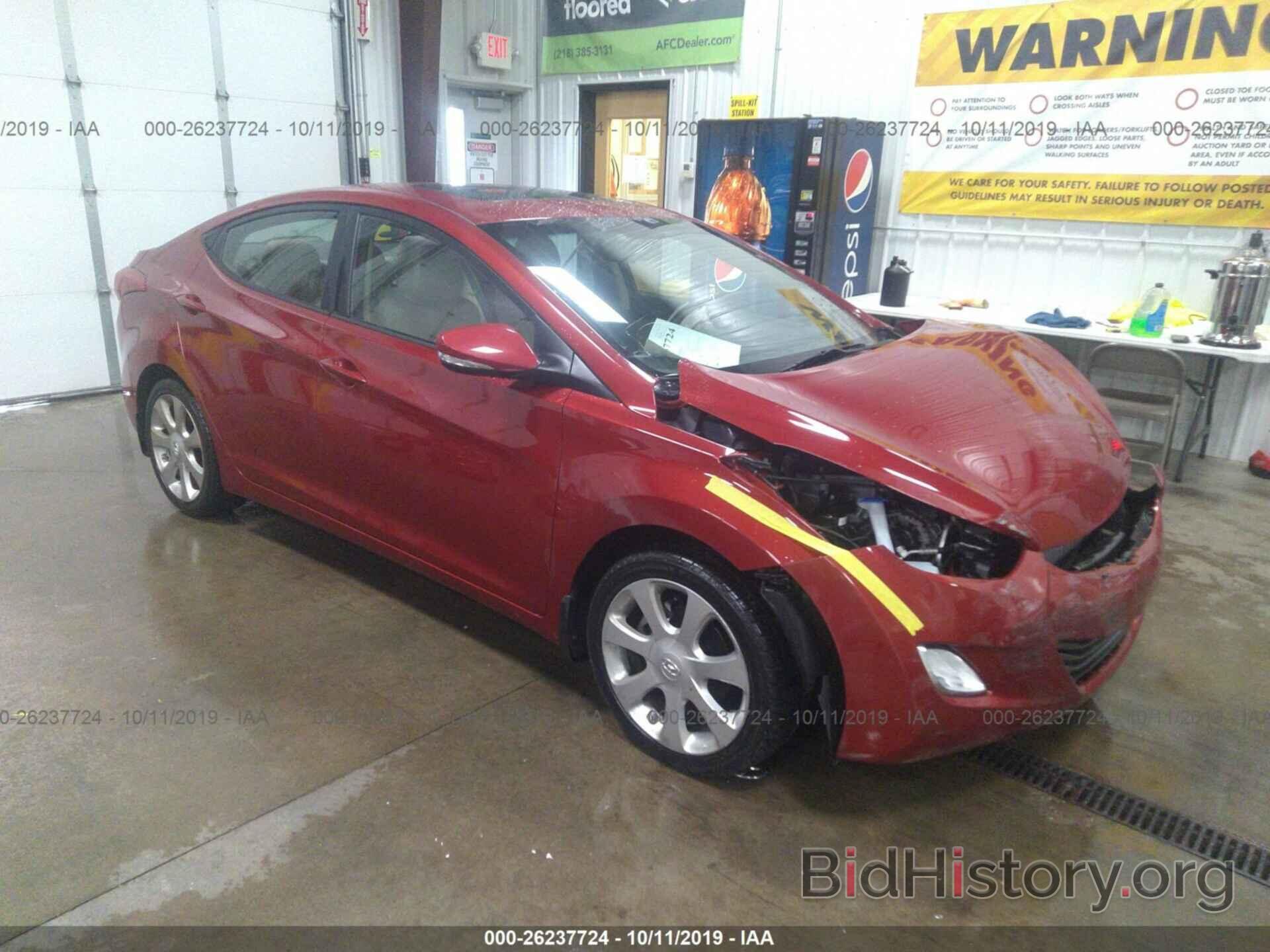 Photo KMHDH4AE6BU139228 - HYUNDAI ELANTRA 2011