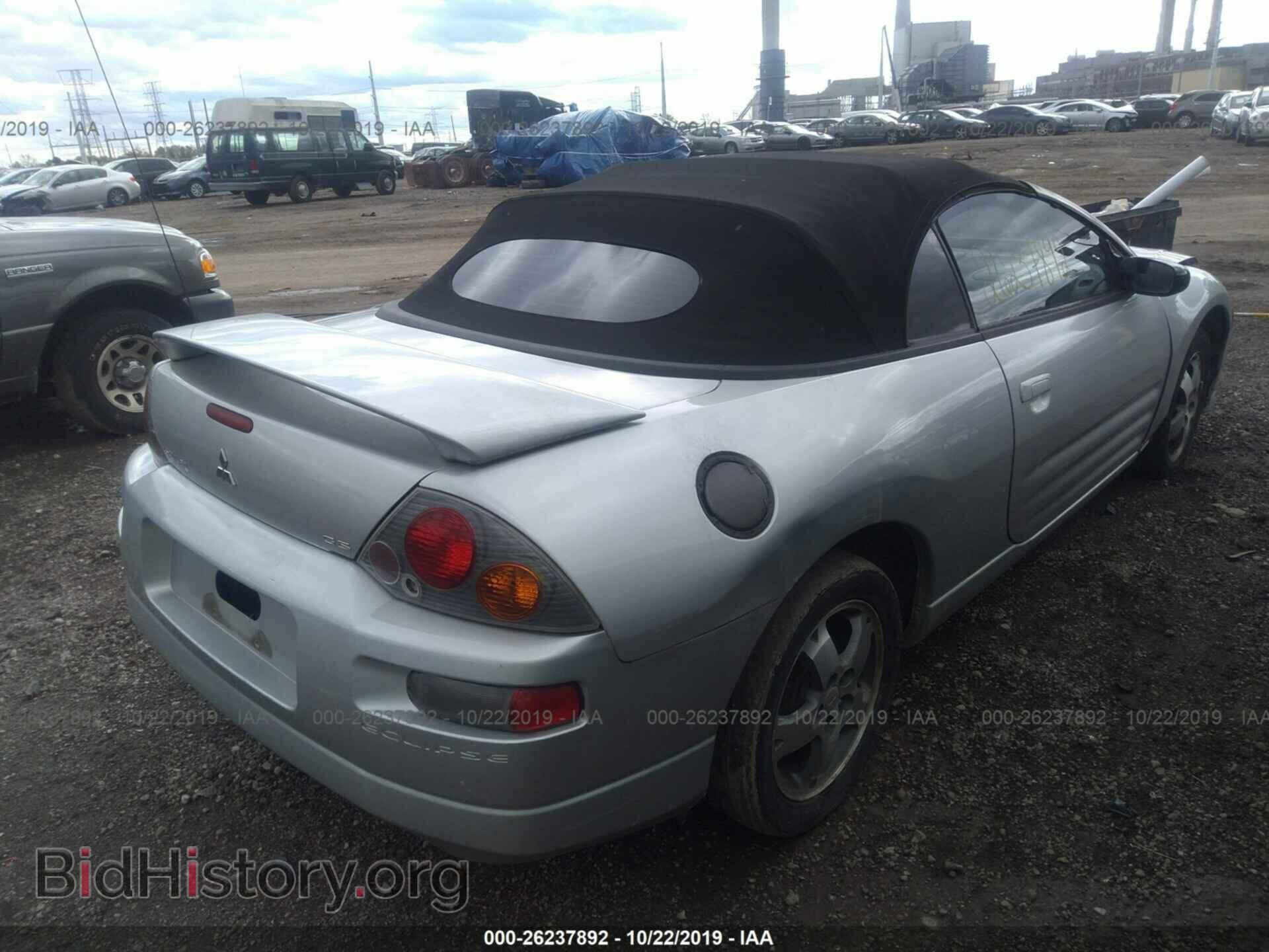 2003 MITSUBISHI ECLIPSE - VIN: 4A3AE45G23E011623 - Фото 4