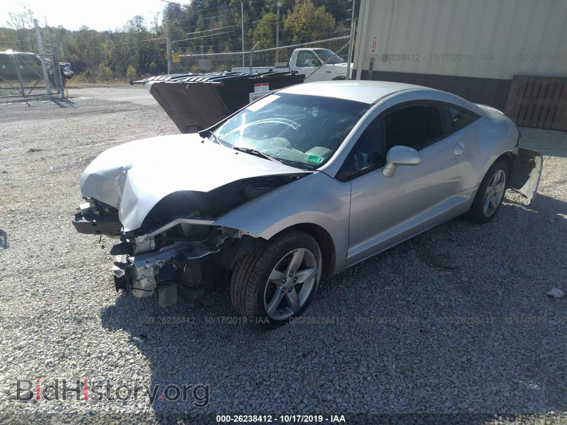 2008 MITSUBISHI ECLIPSE - VIN: 4A3AK24F38E039010 - Фото 2