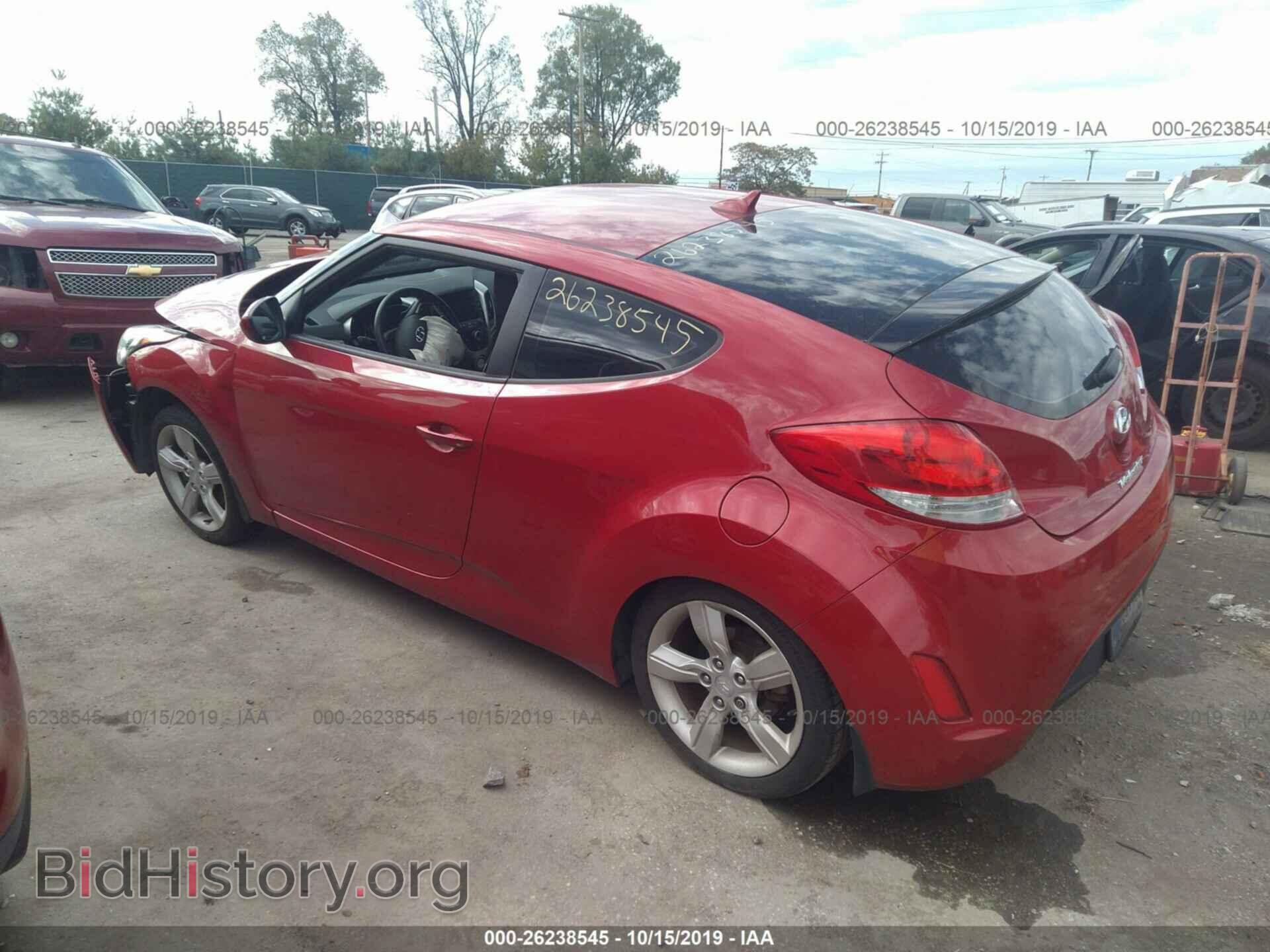 2013 HYUNDAI VELOSTER - VIN: KMHTC6AD5DU102333 - Фото 3