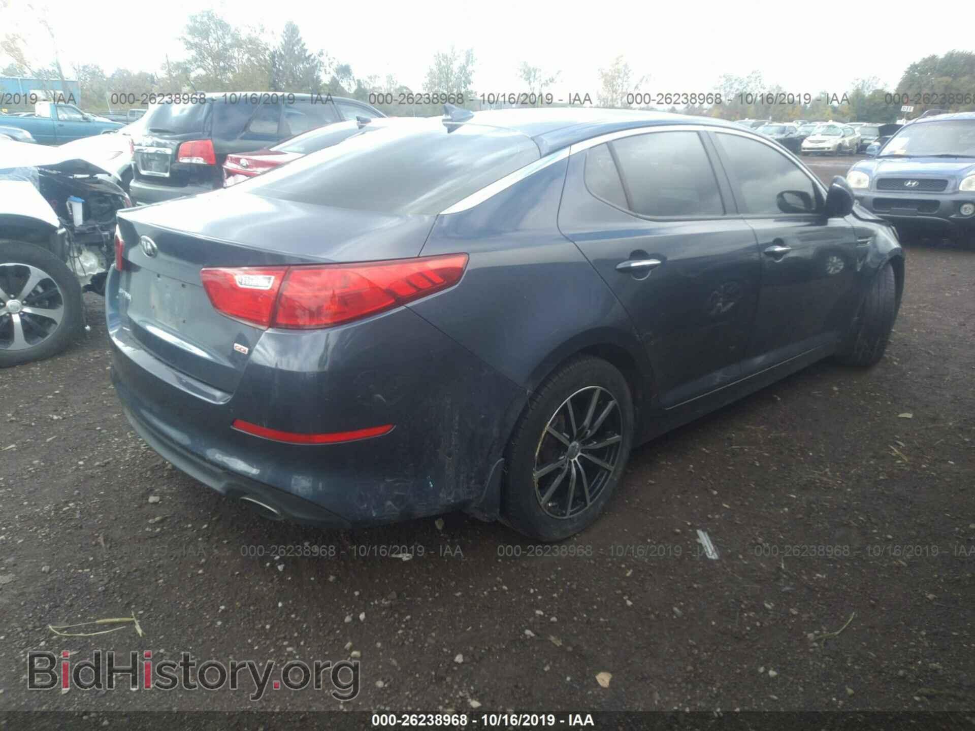 2015 KIA OPTIMA - VIN: KNAGM4A75F5587200 - Фото 4