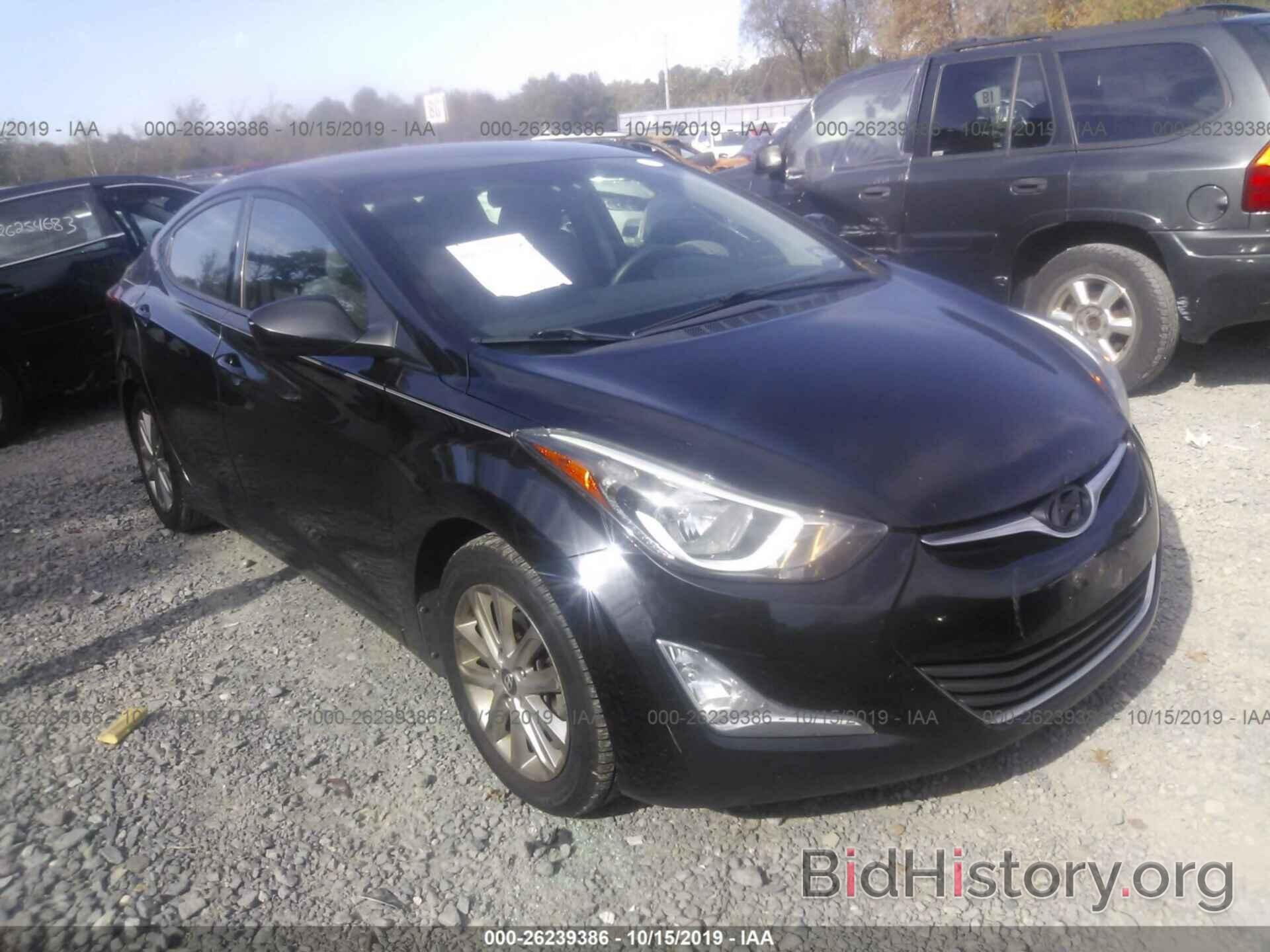 Photo KMHDH4AE3EU123010 - HYUNDAI ELANTRA 2014