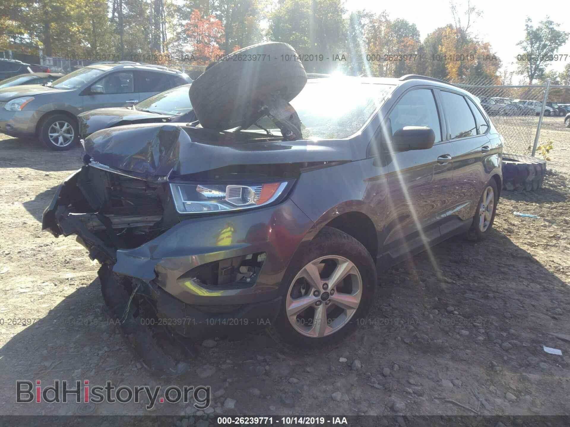2015 FORD EDGE - VIN: 2FMTK4G90FBB76584 - Фото 2