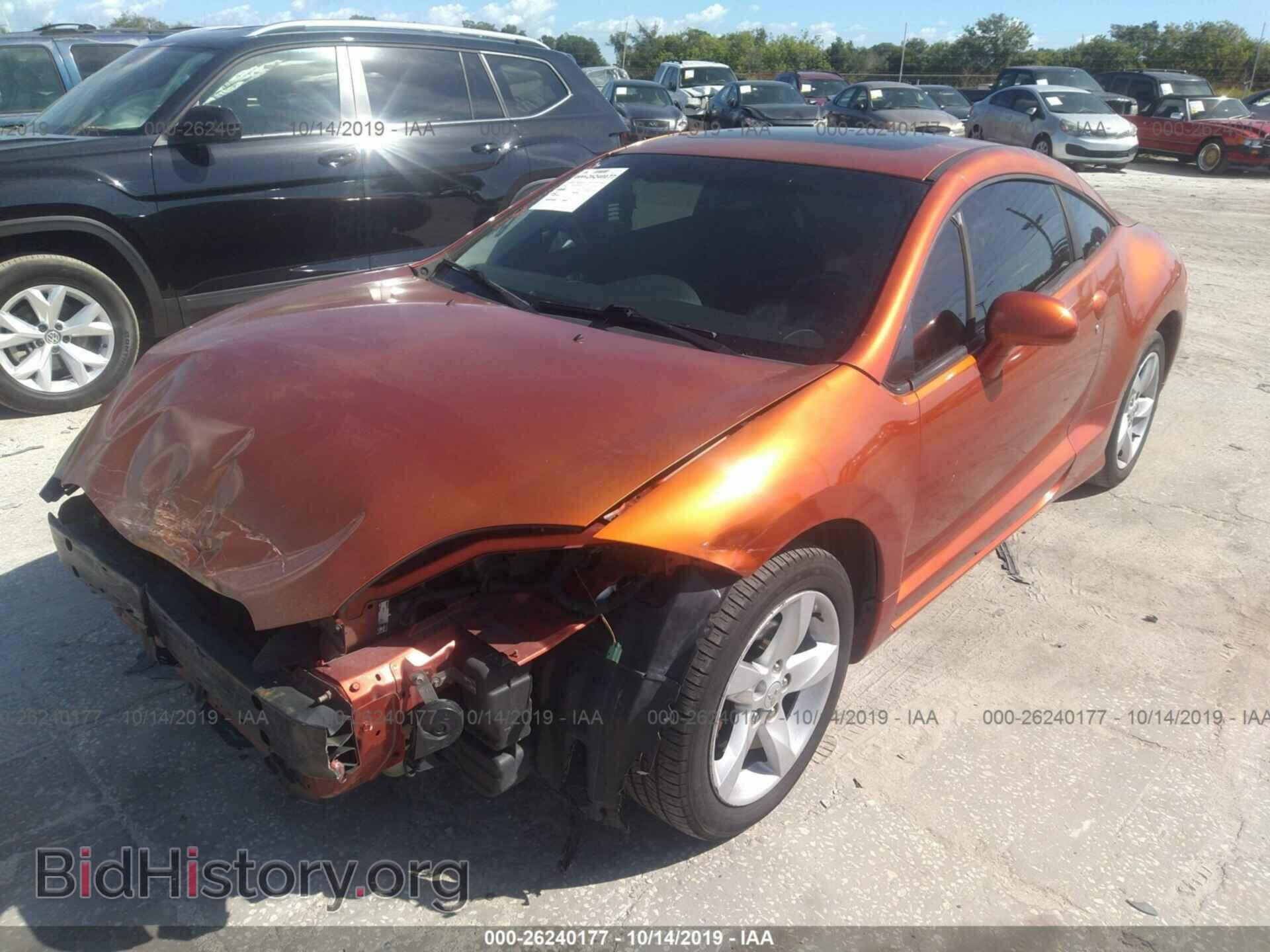 2007 MITSUBISHI ECLIPSE - VIN: 4A3AK24F37E015109 - Фото 2
