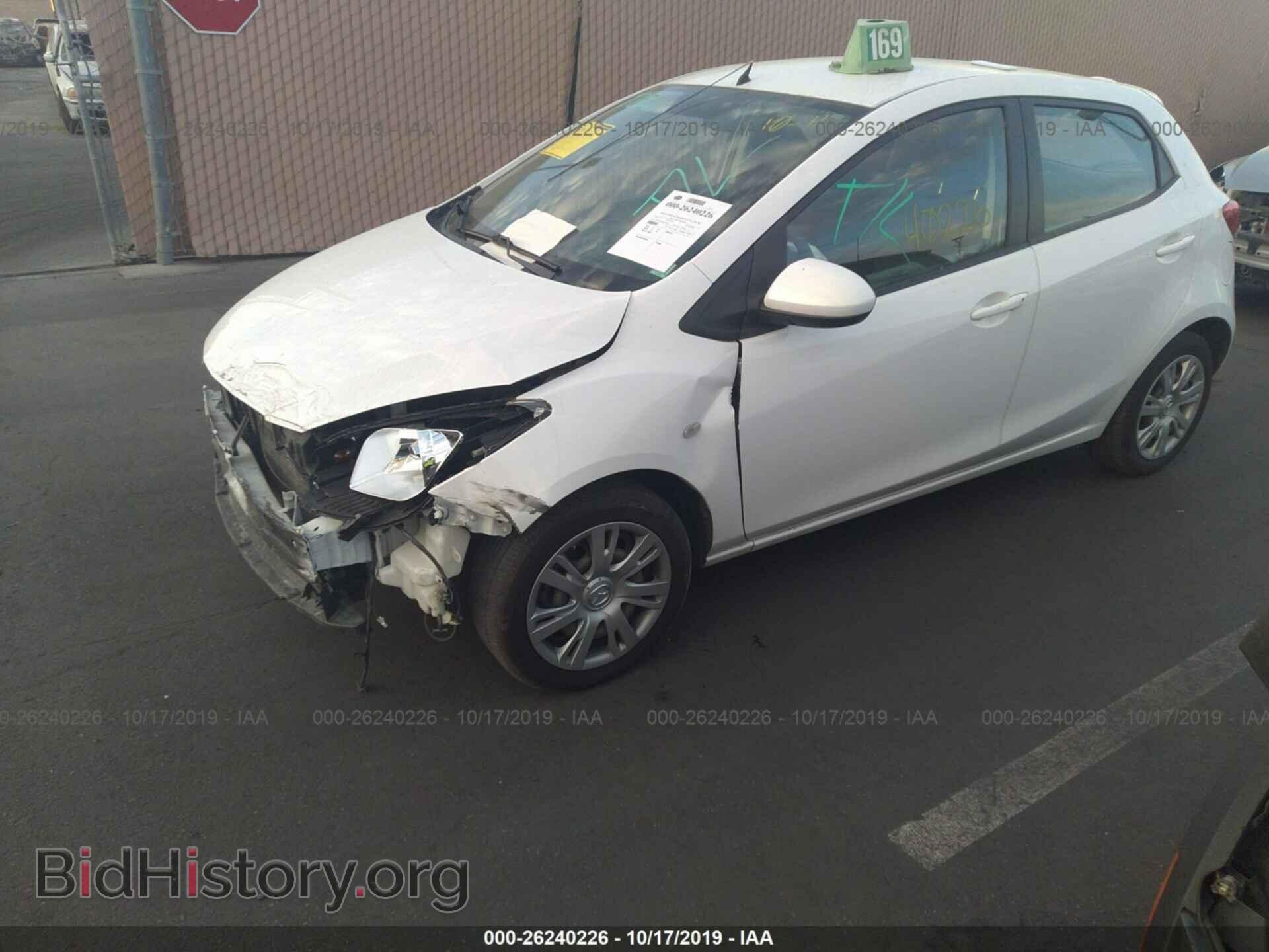 2014 MAZDA MAZDA2 - VIN: JM1DE1KZ0E0173416 - Фото 2