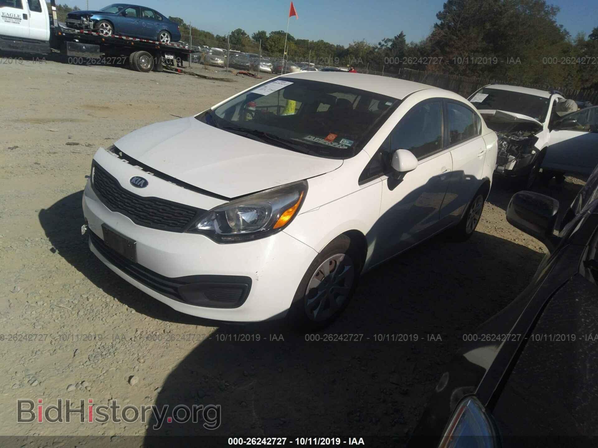 2013 KIA RIO - VIN: KNADM4A32D6158233 - Фото 2