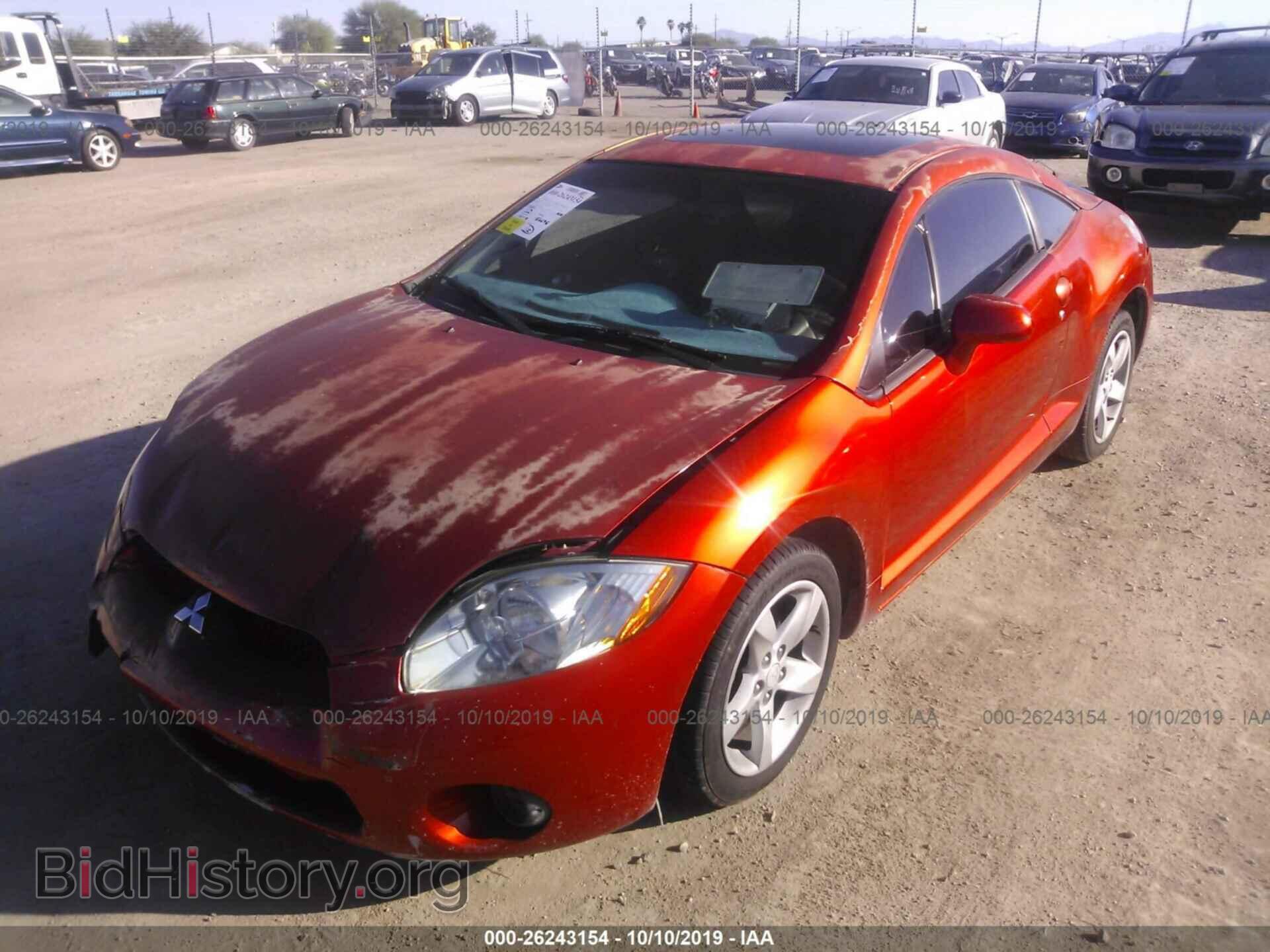 2006 MITSUBISHI ECLIPSE - VIN: 4A3AK24F26E040002 - Фото 2