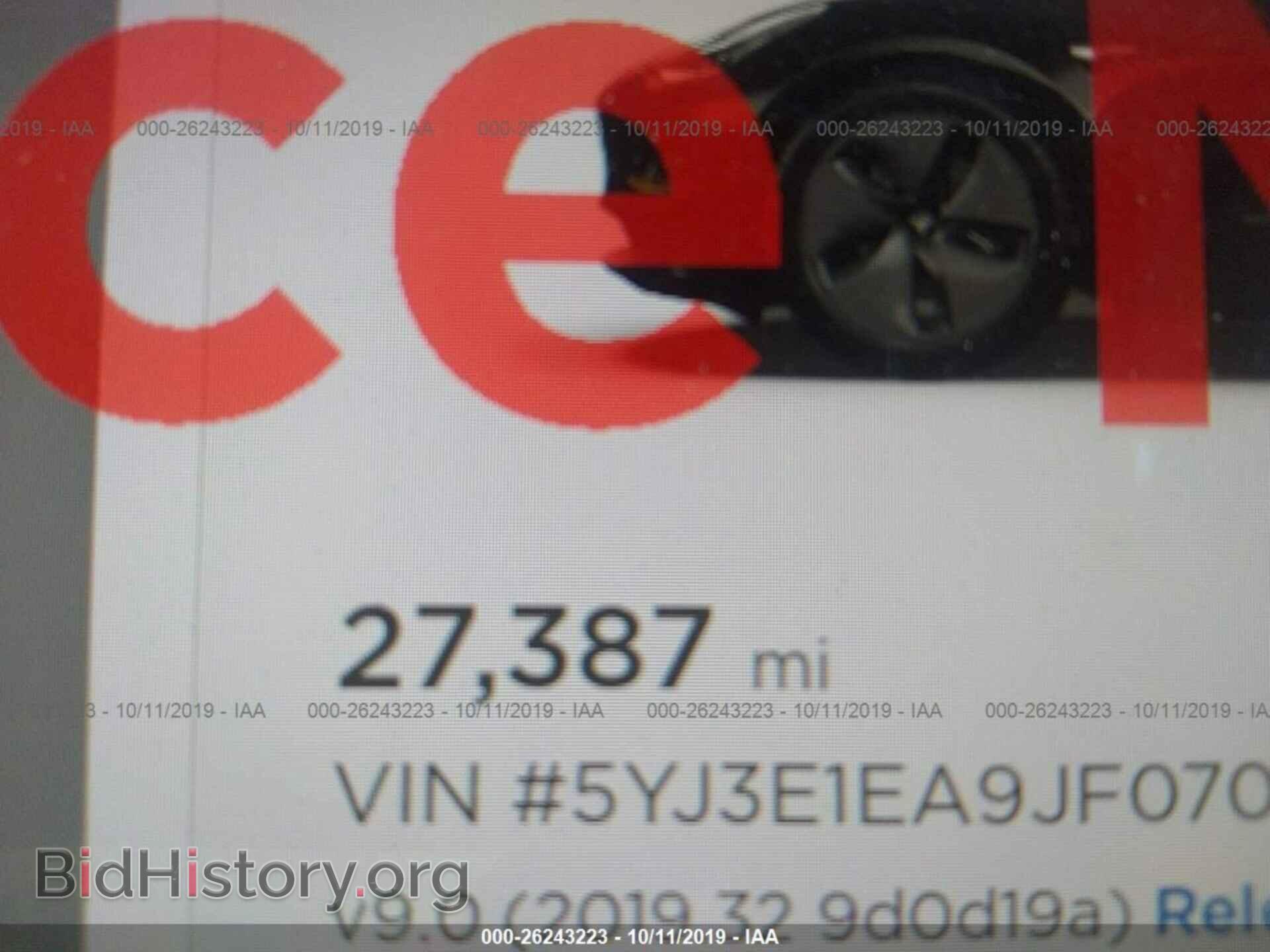 2018 TESLA MODEL 3 - VIN: 5YJ3E1EA9JF070296 - Фото 7