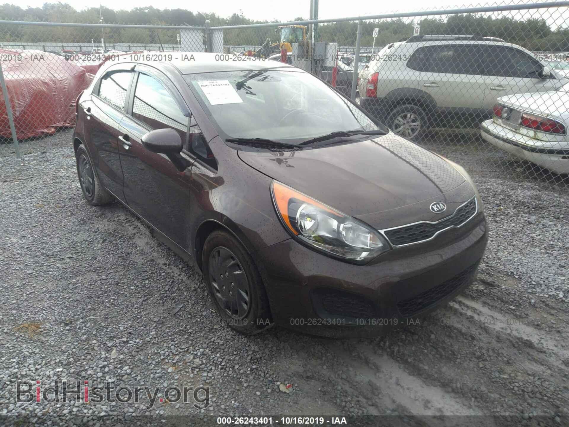 Фотография KNADN5A35C6058788 - KIA RIO 2012