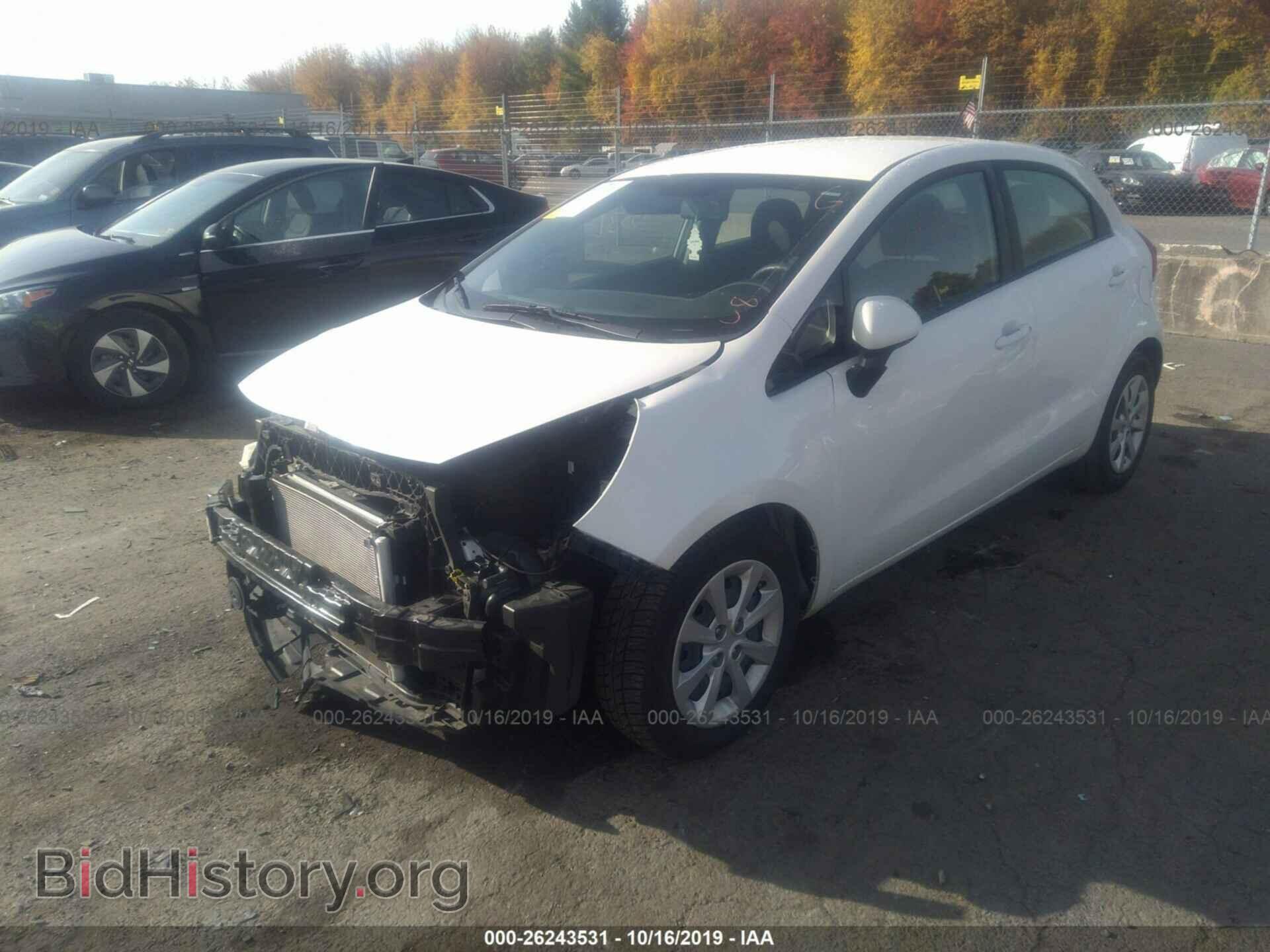 2014 KIA RIO - VIN: KNADM5A31E6409072 - Фото 2