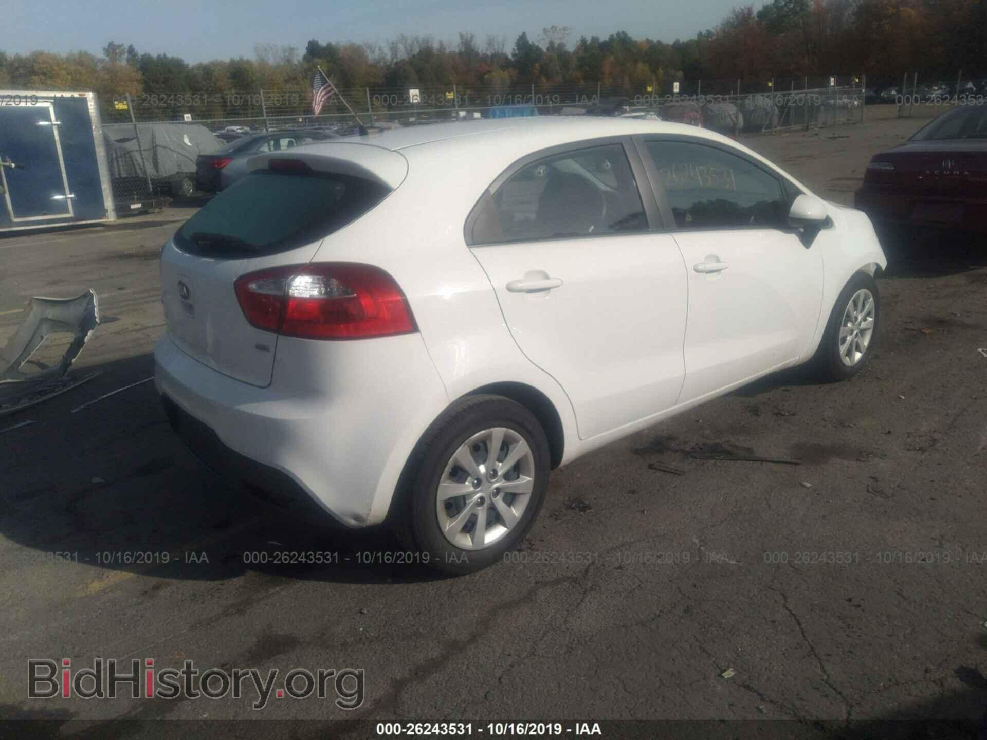 2014 KIA RIO - VIN: KNADM5A31E6409072 - Фото 4