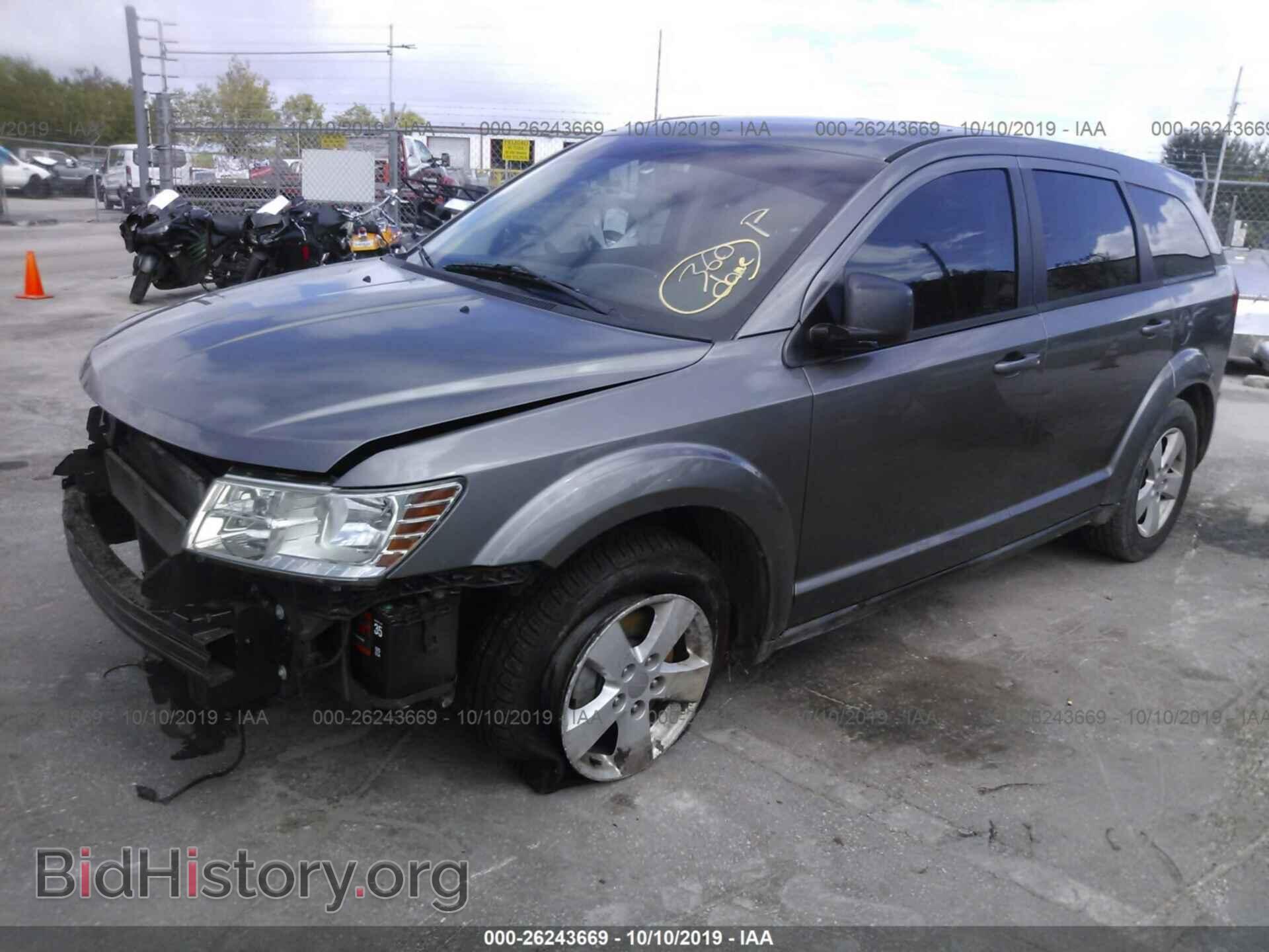 2013 DODGE JOURNEY - VIN: 3C4PDCAB7DT563480 - Photo 2