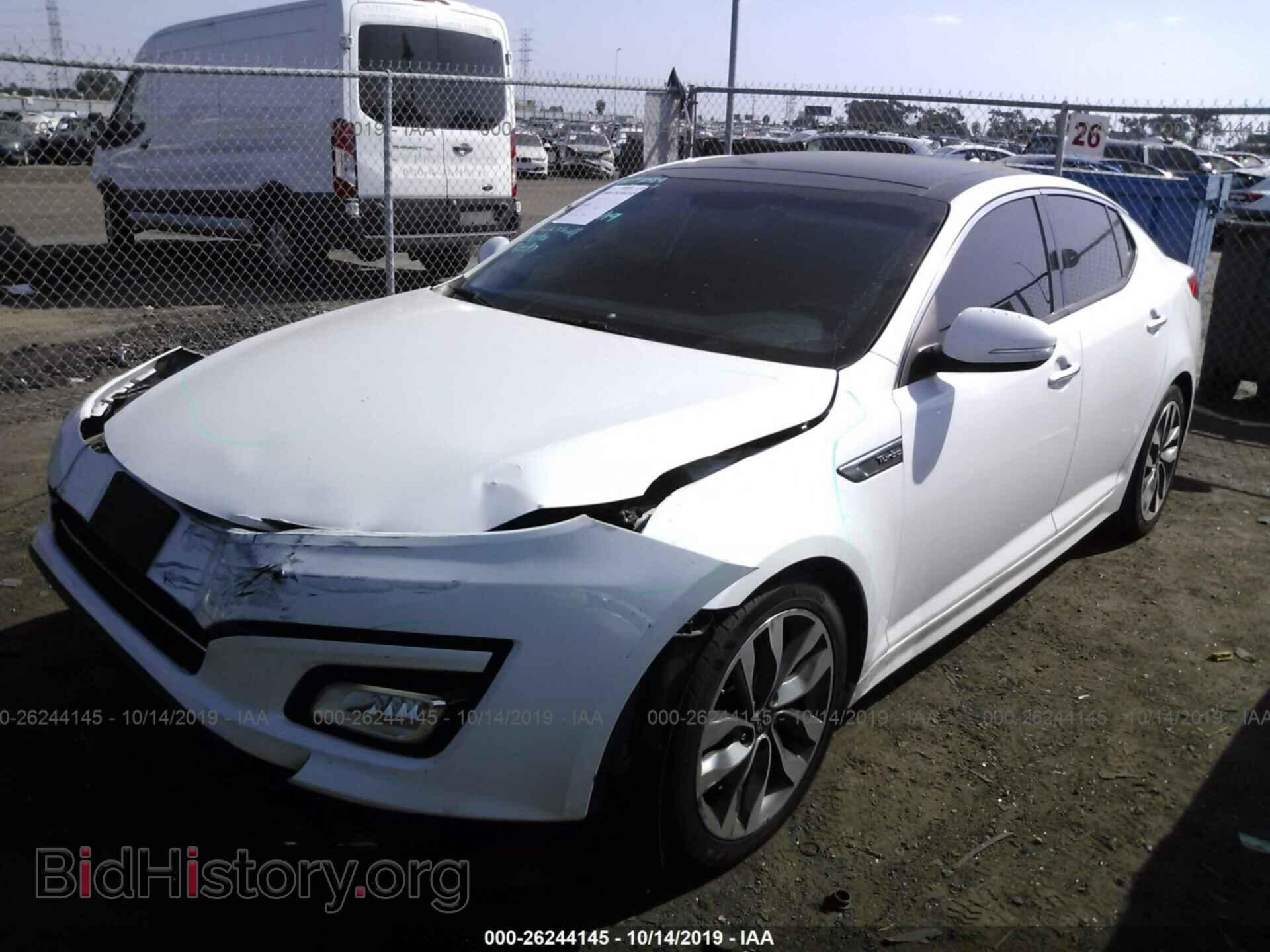 2014 KIA OPTIMA - VIN: 5XXGR4A64EG283099 - Фото 2