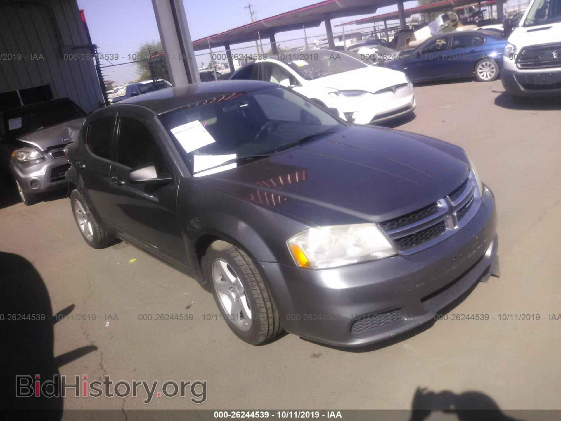 Фотография 1C3CDZAG4CN327434 - DODGE AVENGER 2012