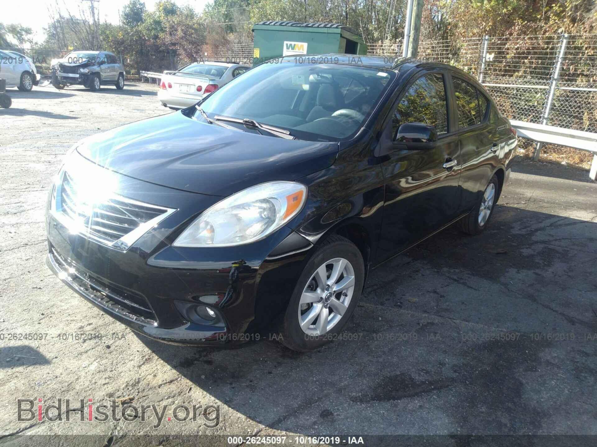 2012 NISSAN VERSA - VIN: 3N1CN7AP1CL862219 - Фото 2