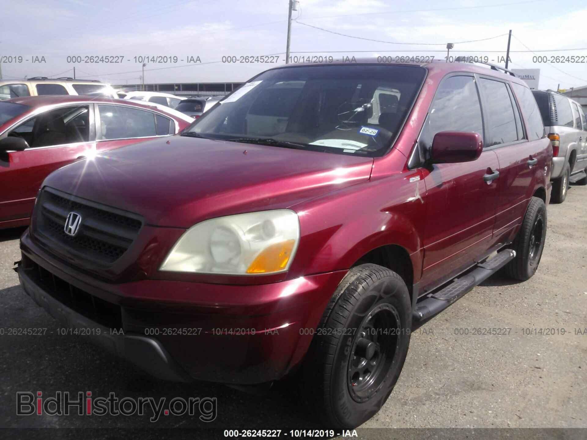 2005 HONDA PILOT - VIN: 5FNYF18425B040104 - Фото 2