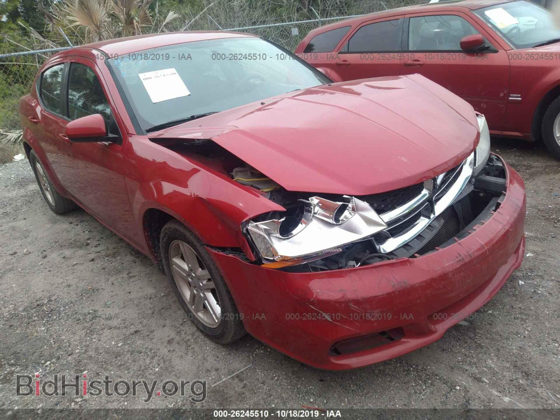 Фотография 1C3CDZCB6CN251488 - DODGE AVENGER 2012